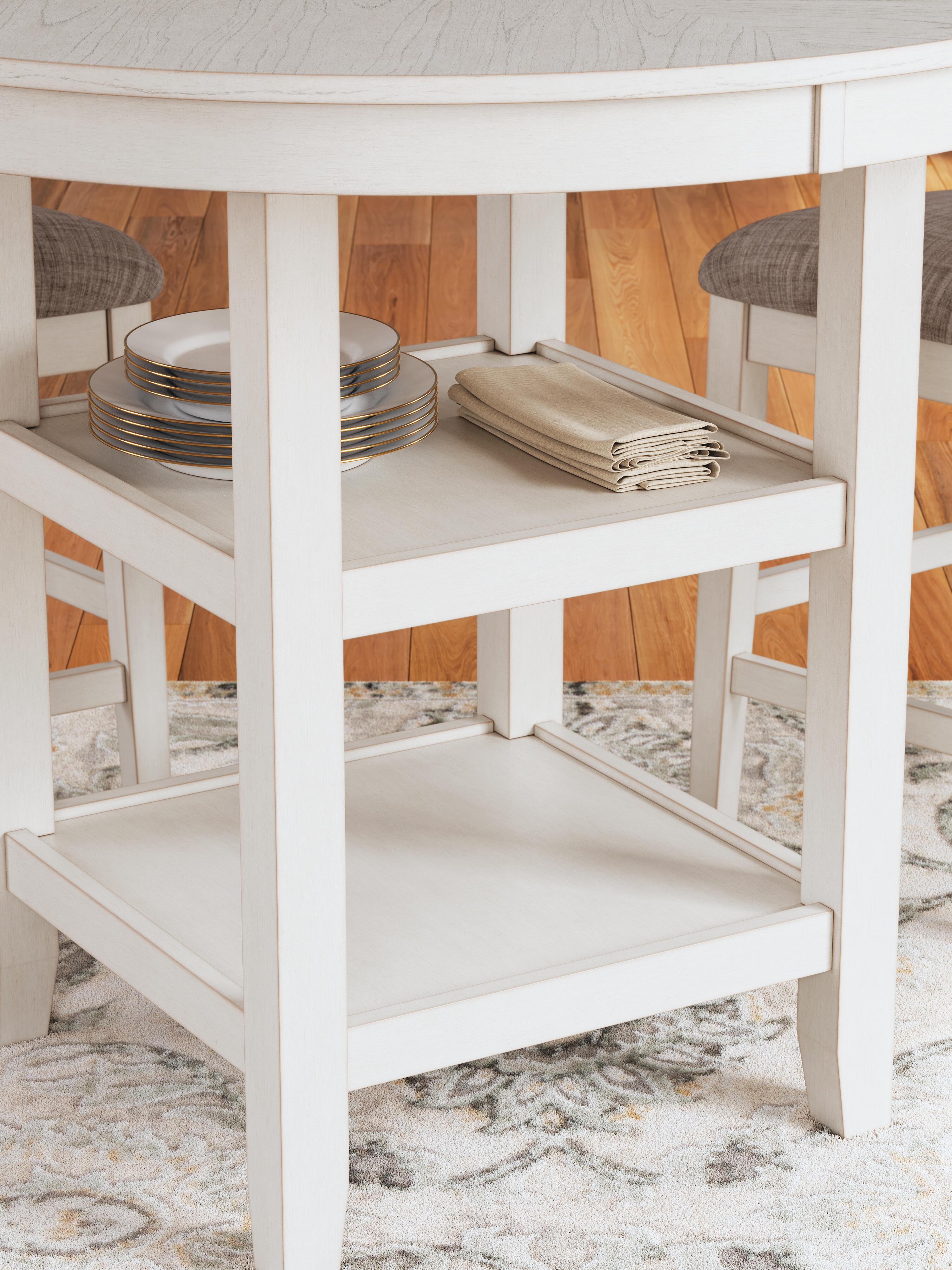 Erinberg Counter Height Dining Table and 4 Barstools (Set of 5) - Luxury Home Furniture (MI)