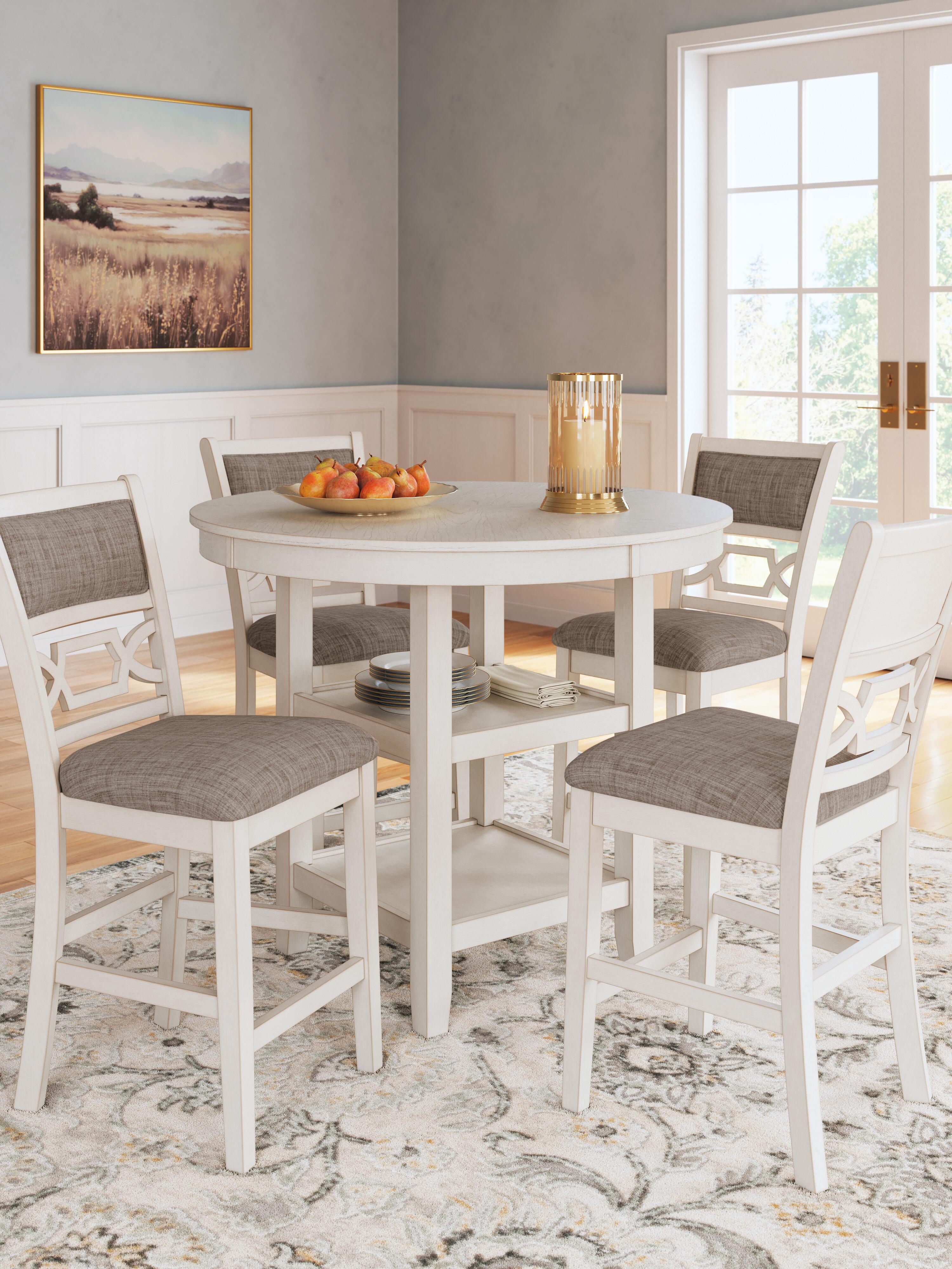 Erinberg Counter Height Dining Table and 4 Barstools (Set of 5) - Luxury Home Furniture (MI)
