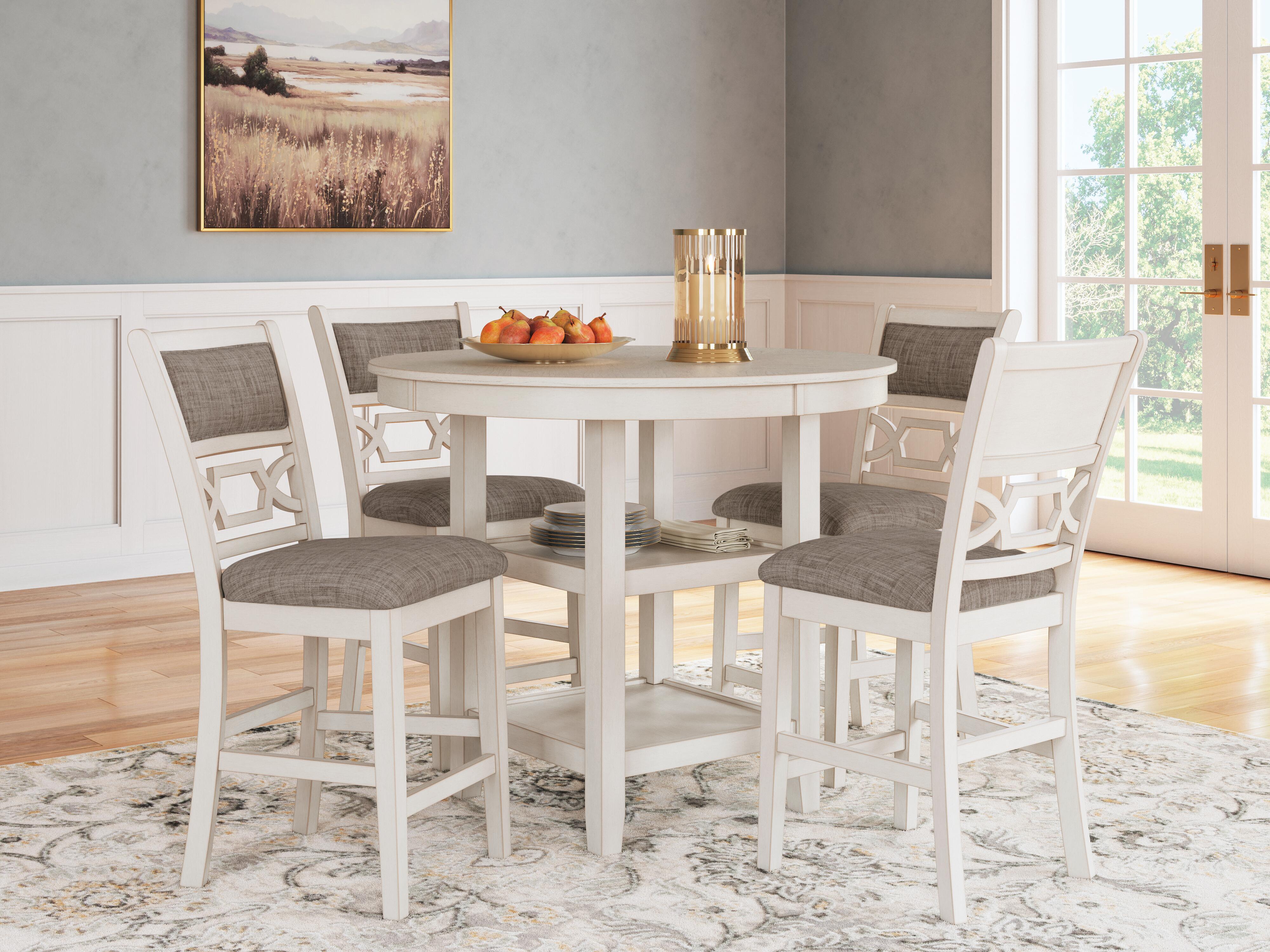 Erinberg Counter Height Dining Table and 4 Barstools (Set of 5) - Luxury Home Furniture (MI)