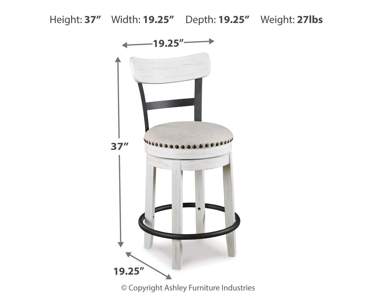 Valebeck Counter Height Bar Stool - Luxury Home Furniture (MI)