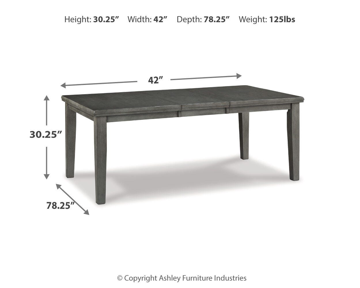 Hallanden Dining Extension Table - Luxury Home Furniture (MI)