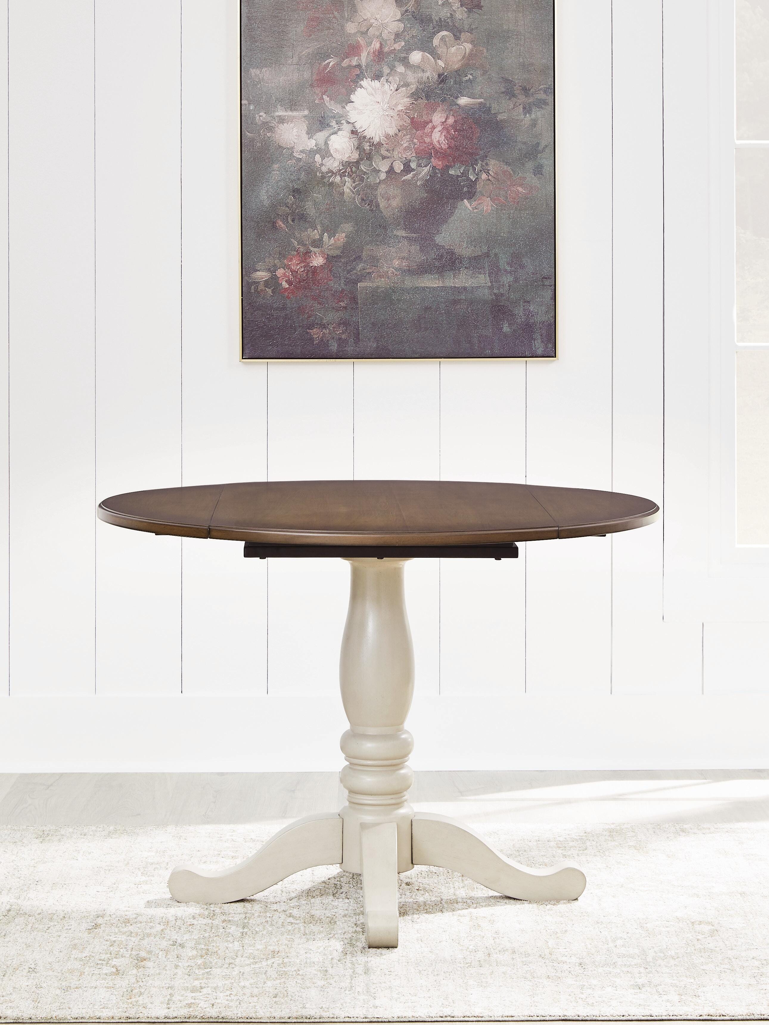Wirloni Dining Drop Leaf Table - Luxury Home Furniture (MI)