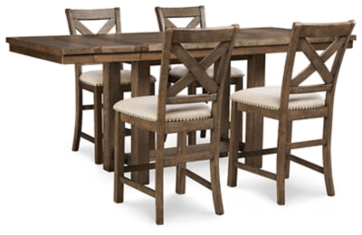 Moriville Counter Height Dining Set - Luxury Home Furniture (MI)