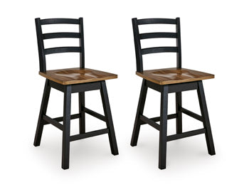 Wildenauer Counter Height Swivel Barstool - Luxury Home Furniture (MI)