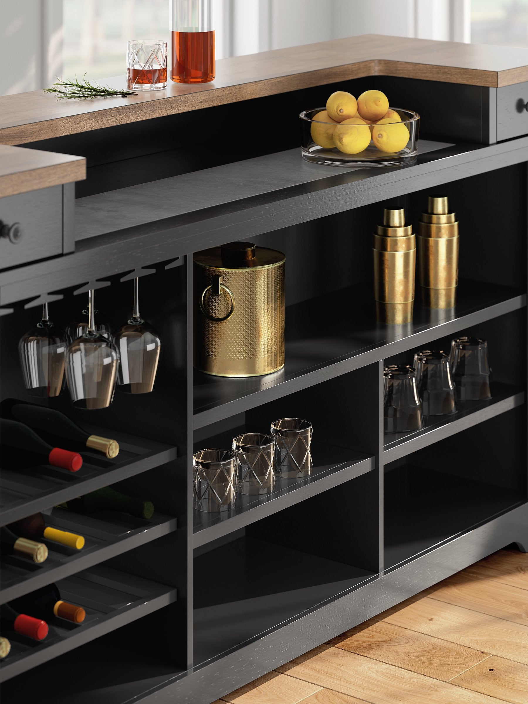 Wildenauer 78" Bar - Luxury Home Furniture (MI)