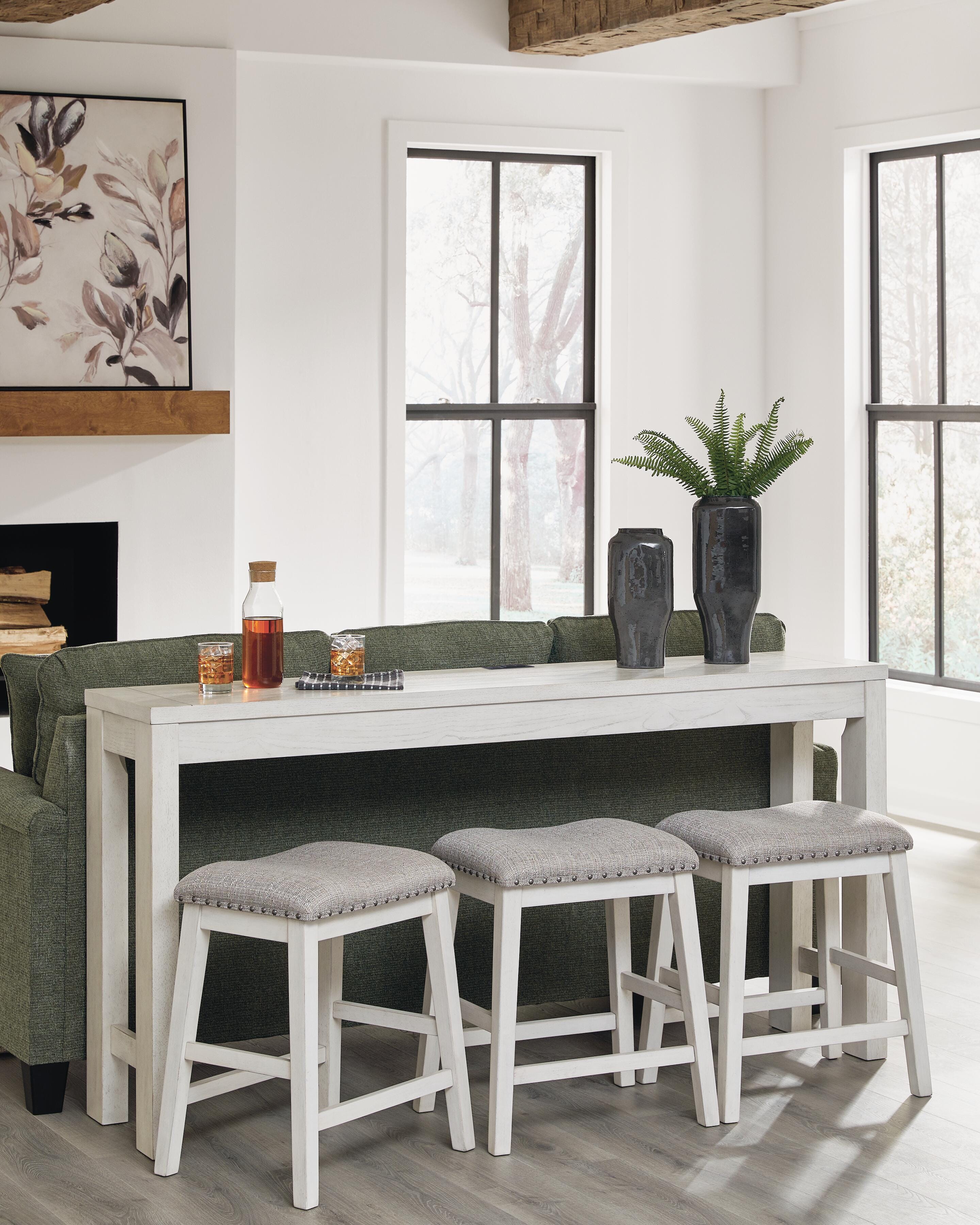 Robbinsdale Counter Height Dining Table and 3 Barstools Set - Luxury Home Furniture (MI)