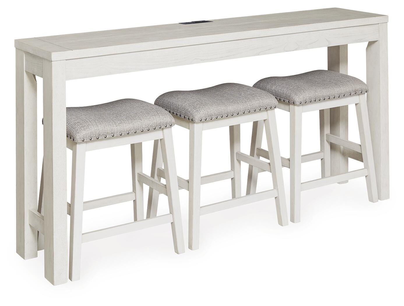 Robbinsdale Counter Height Dining Table and 3 Barstools Set - Luxury Home Furniture (MI)