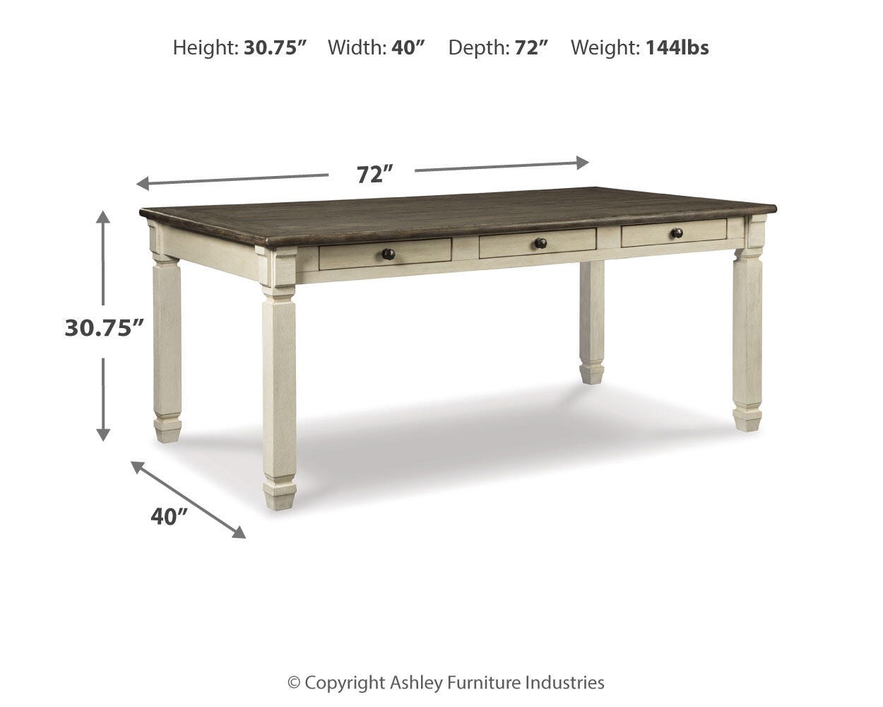 Bolanburg Dining Set - Luxury Home Furniture (MI)