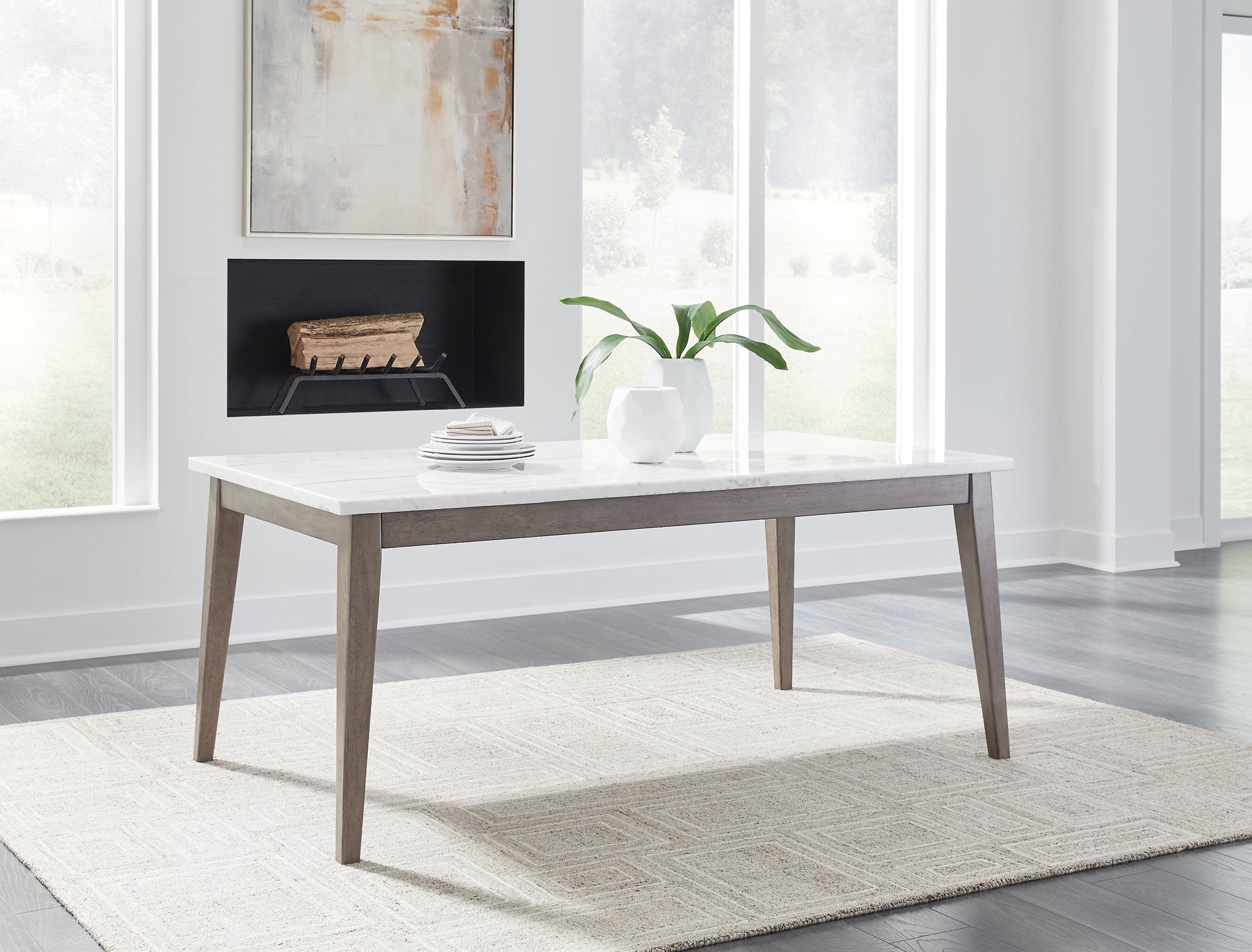 Loyaska Dining Table - Luxury Home Furniture (MI)