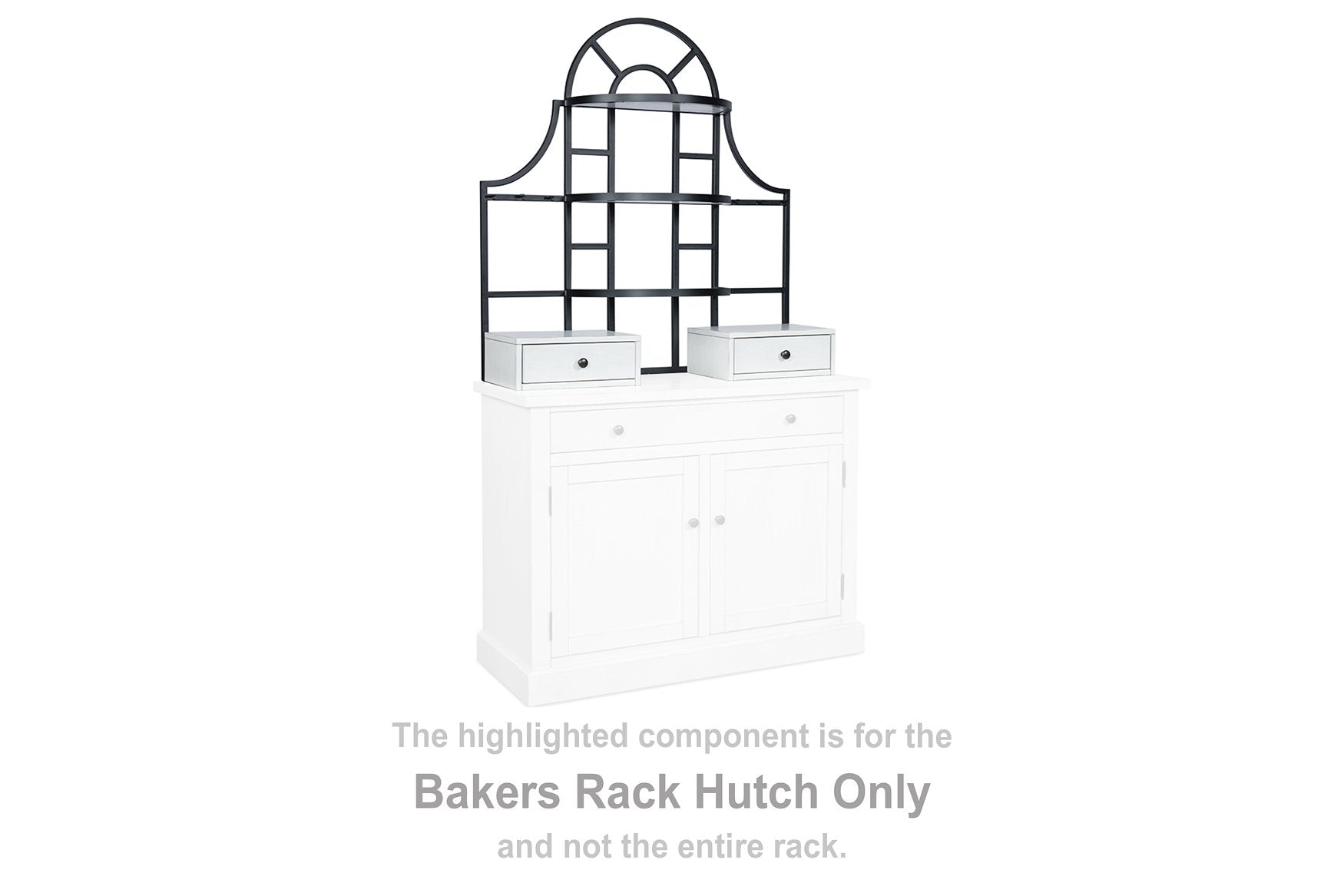Greddinton Bakers Rack - Luxury Home Furniture (MI)