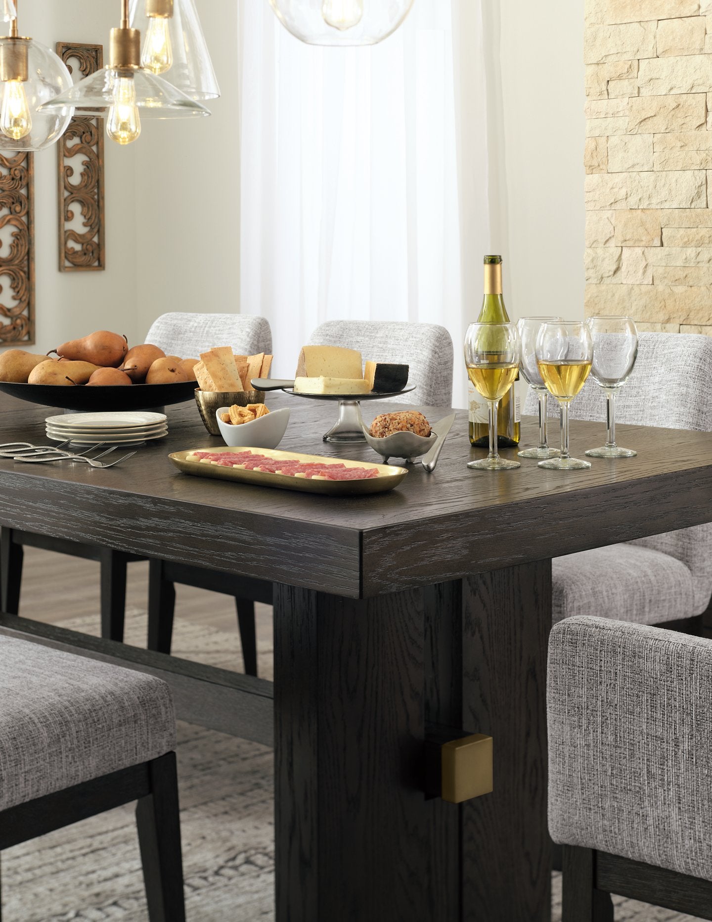 Burkhaus Dining Extension Table - Luxury Home Furniture (MI)
