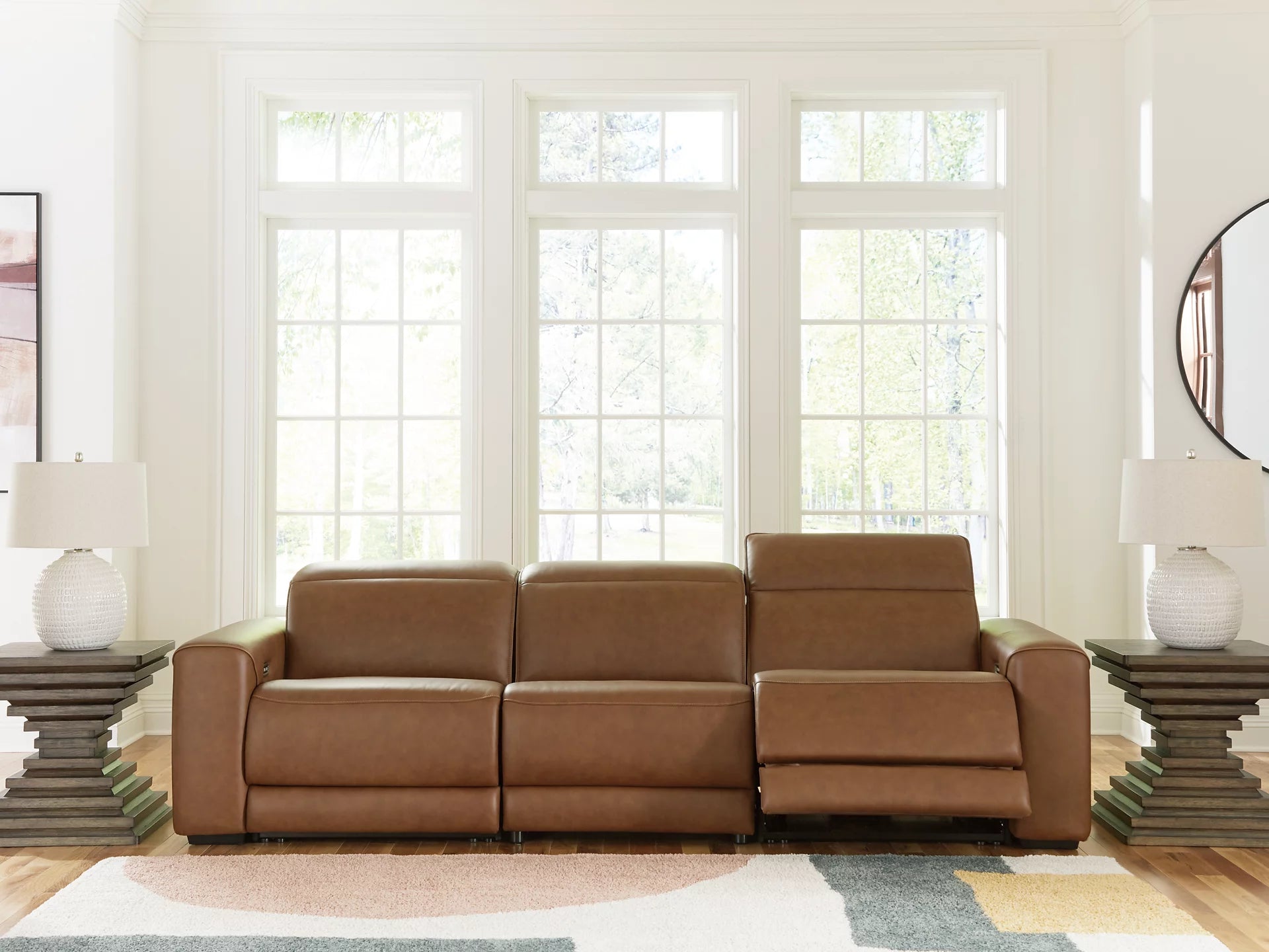 Magic Man Power Reclining Sectional Sofa - Luxury Home Furniture (MI)