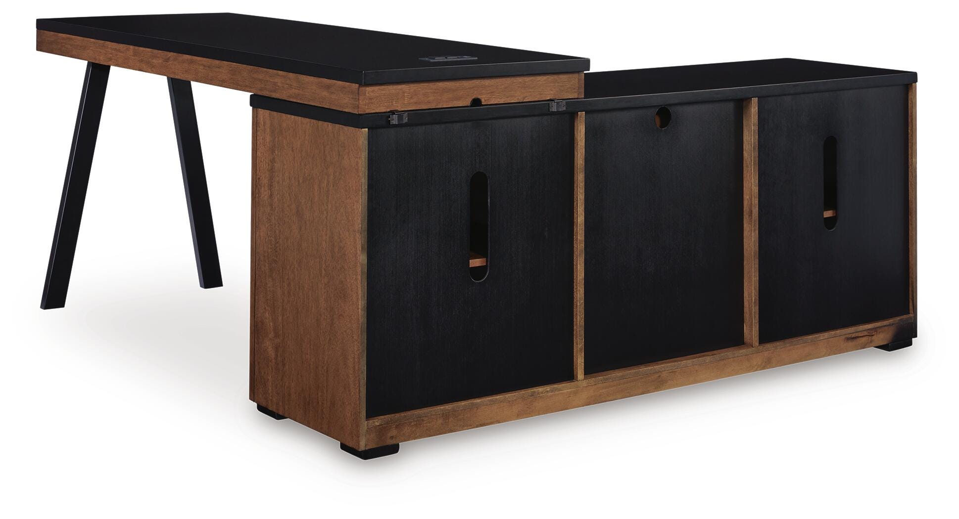 Kallari Credenza with Desk Return - Luxury Home Furniture (MI)