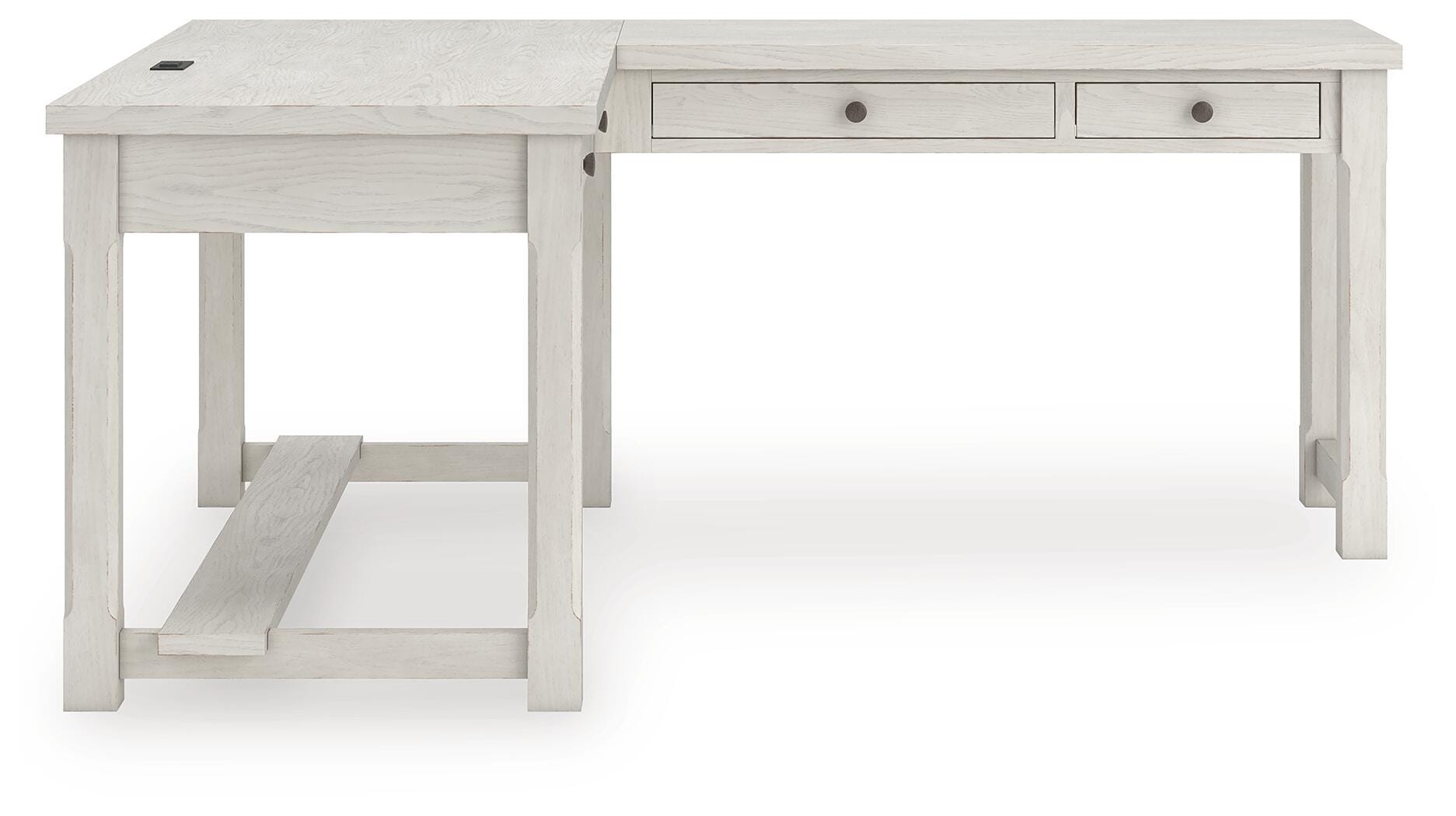Robbinsdale L-Shaped Home Office Desk - Luxury Home Furniture (MI)