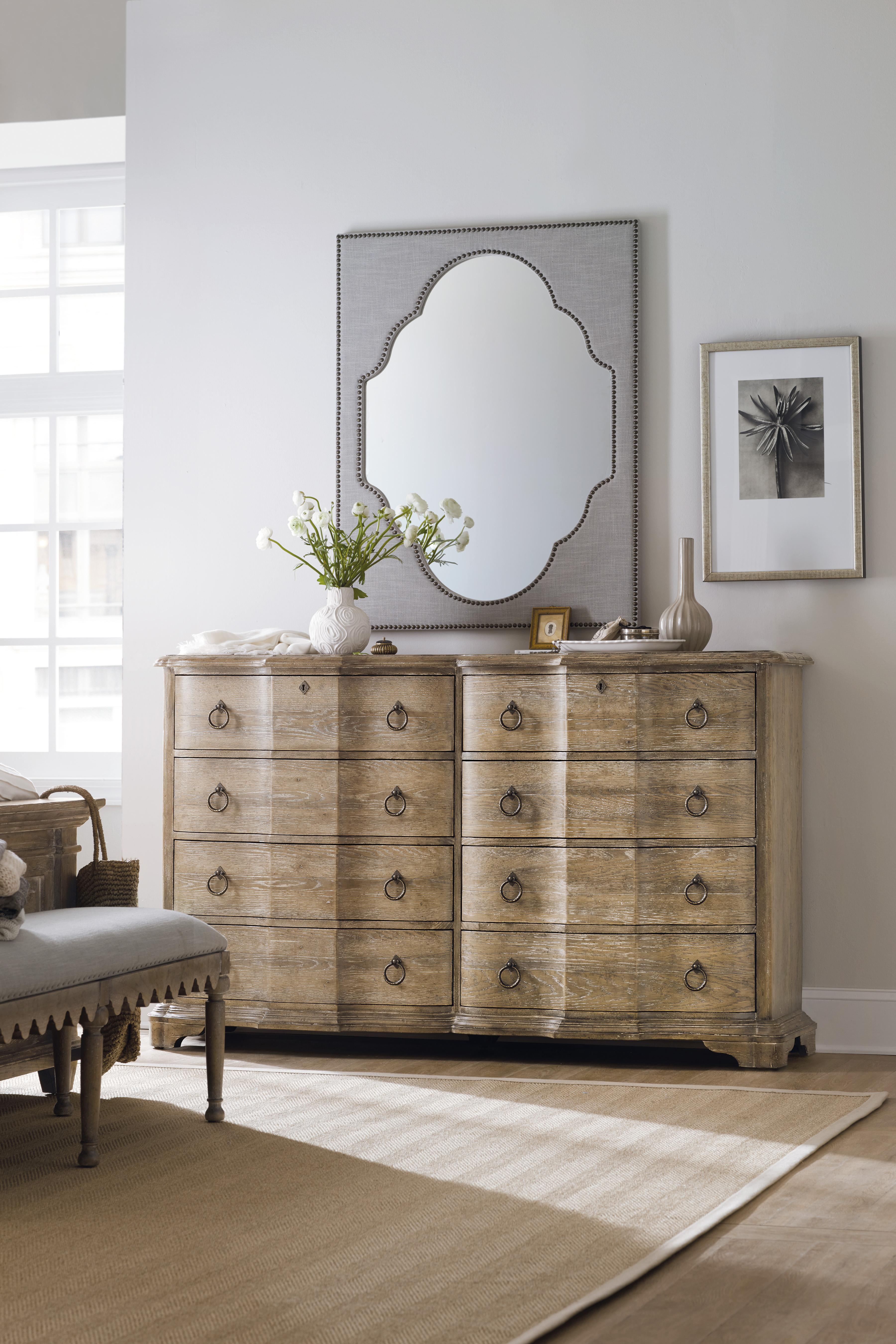 Boheme Nourmand Linen Wrapped Mirror image