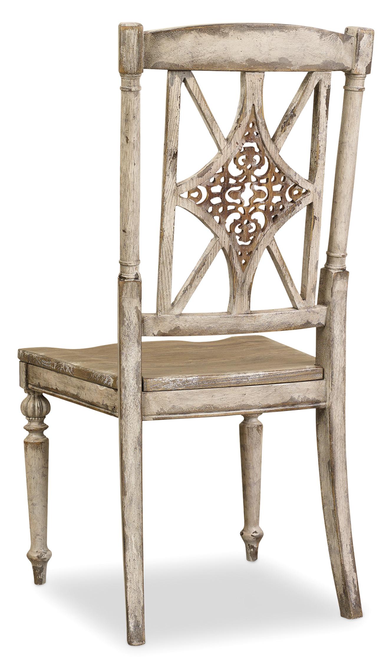 Chatelet Fretback Side Chair - 2 per carton/price ea - Luxury Home Furniture (MI)