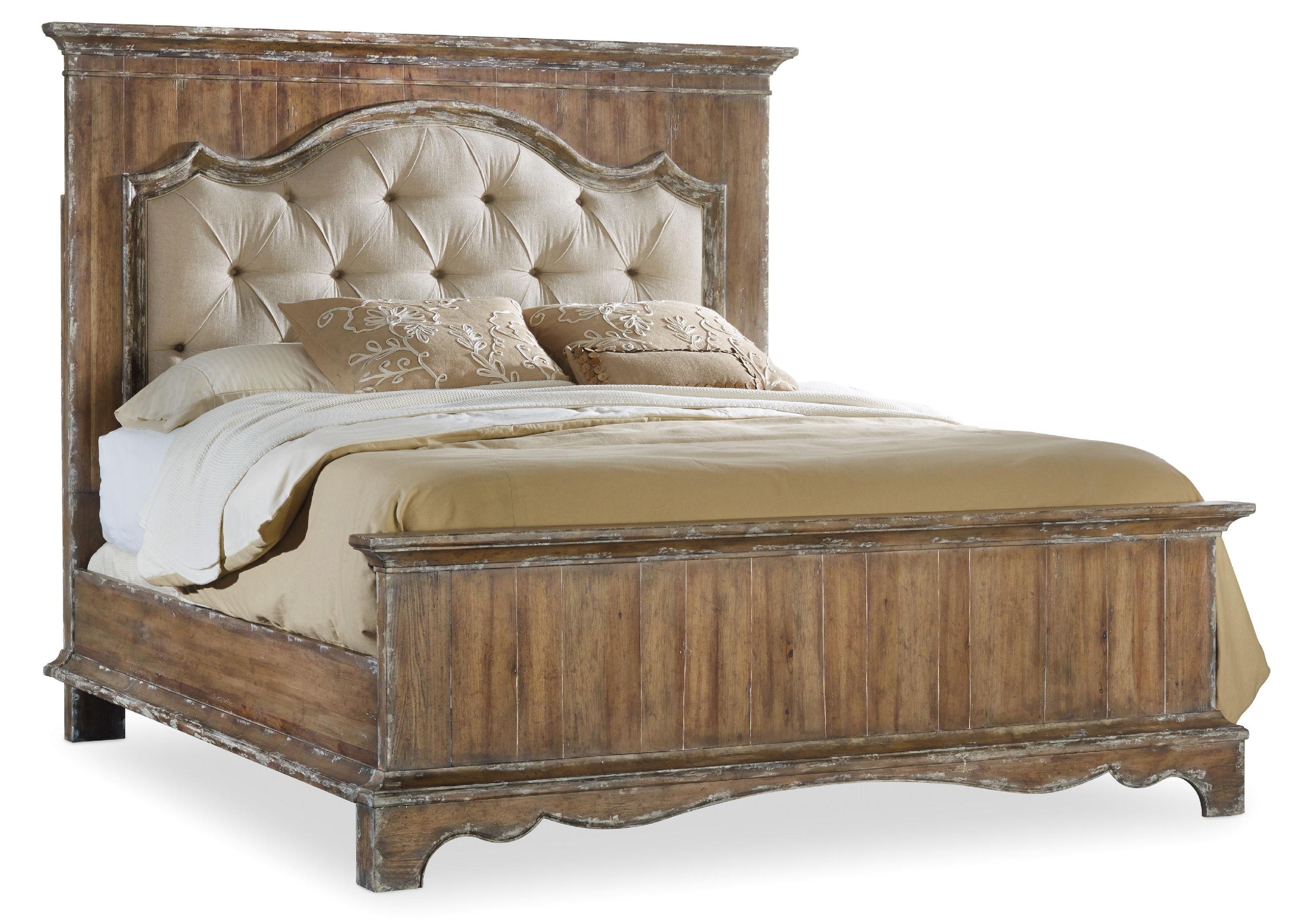 Chatelet King Upholstered Mantle Panel Bed - Luxury Home Furniture (MI)