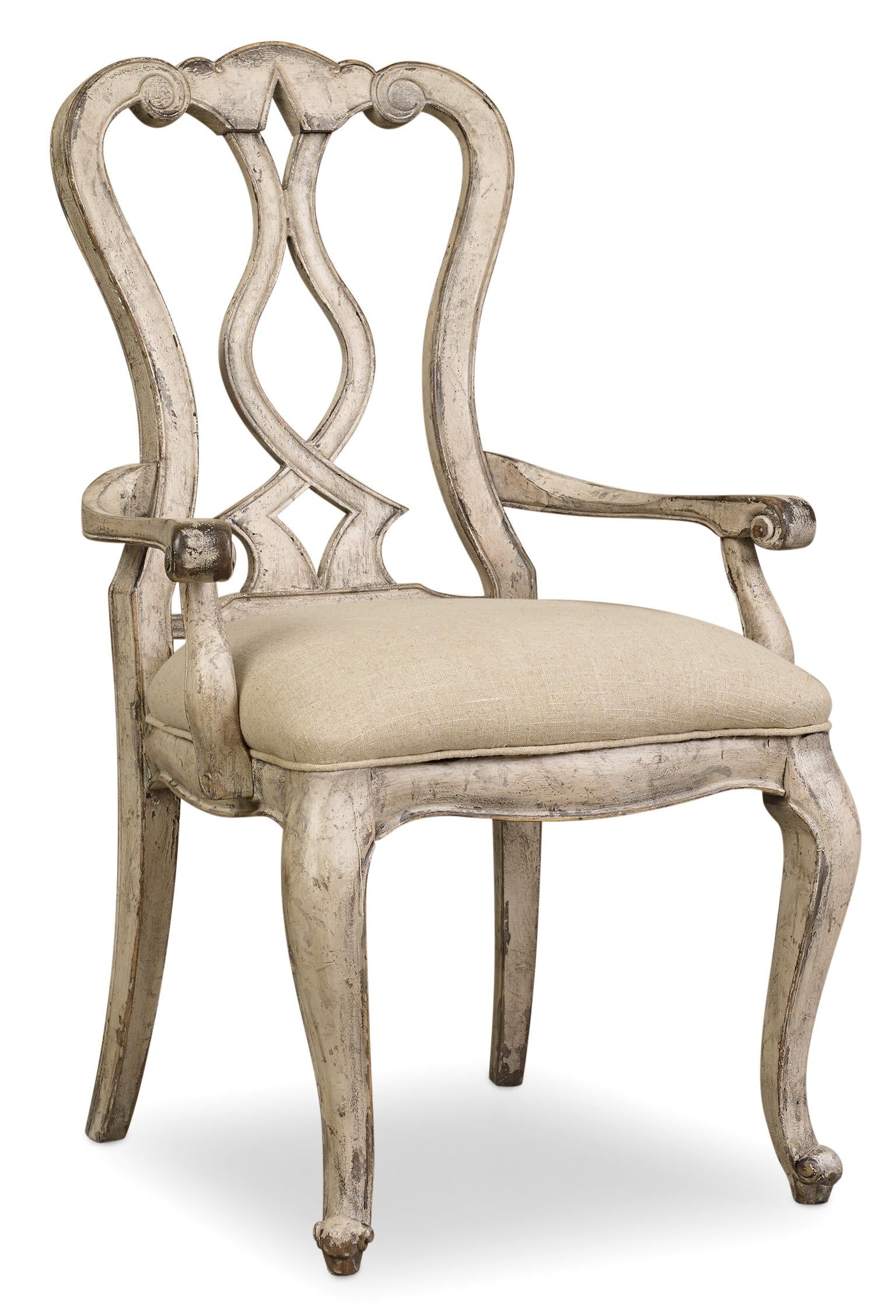 Chatelet Splatback Arm Chair - 2 per carton/price ea - 5350-75400 - Luxury Home Furniture (MI)