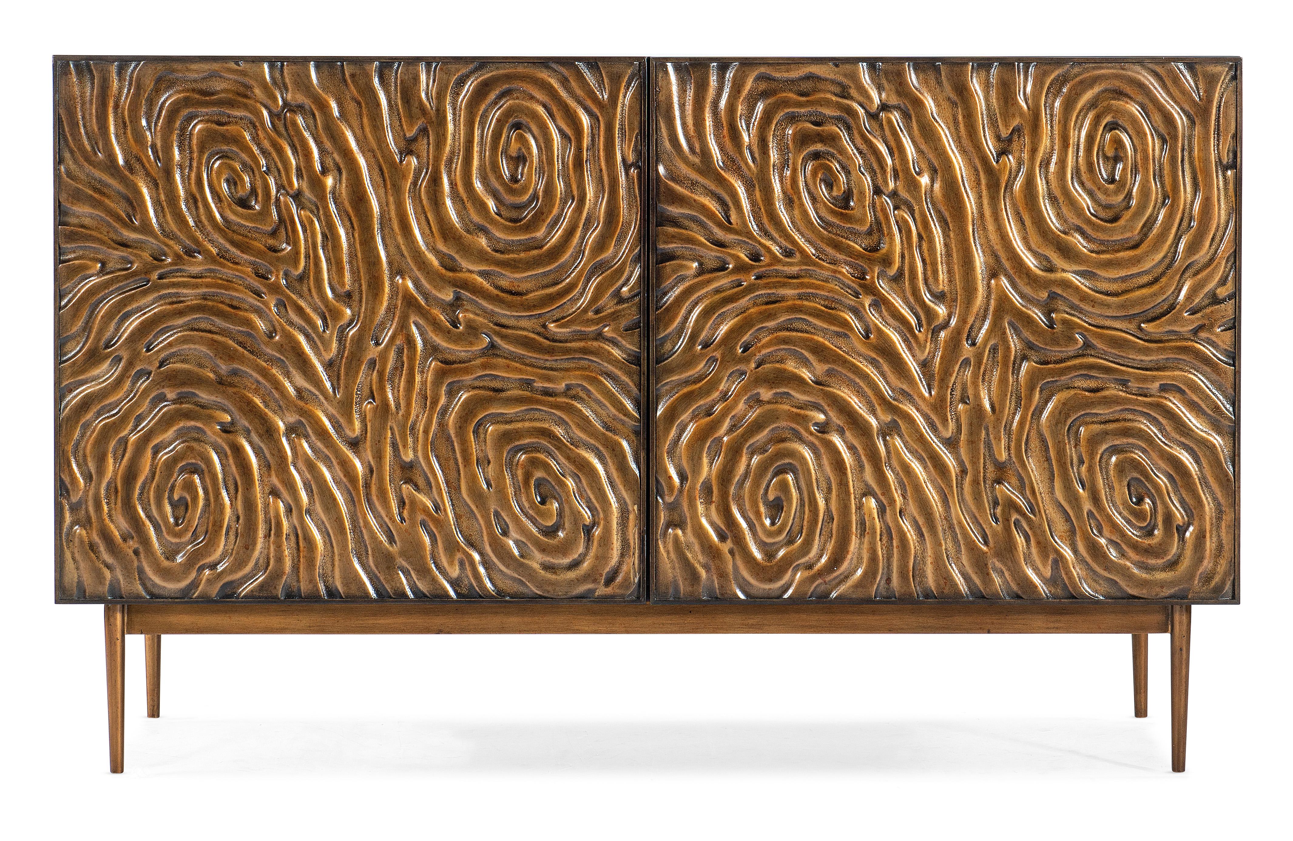 Melange Fingerprints Two Door Credenza - Luxury Home Furniture (MI)