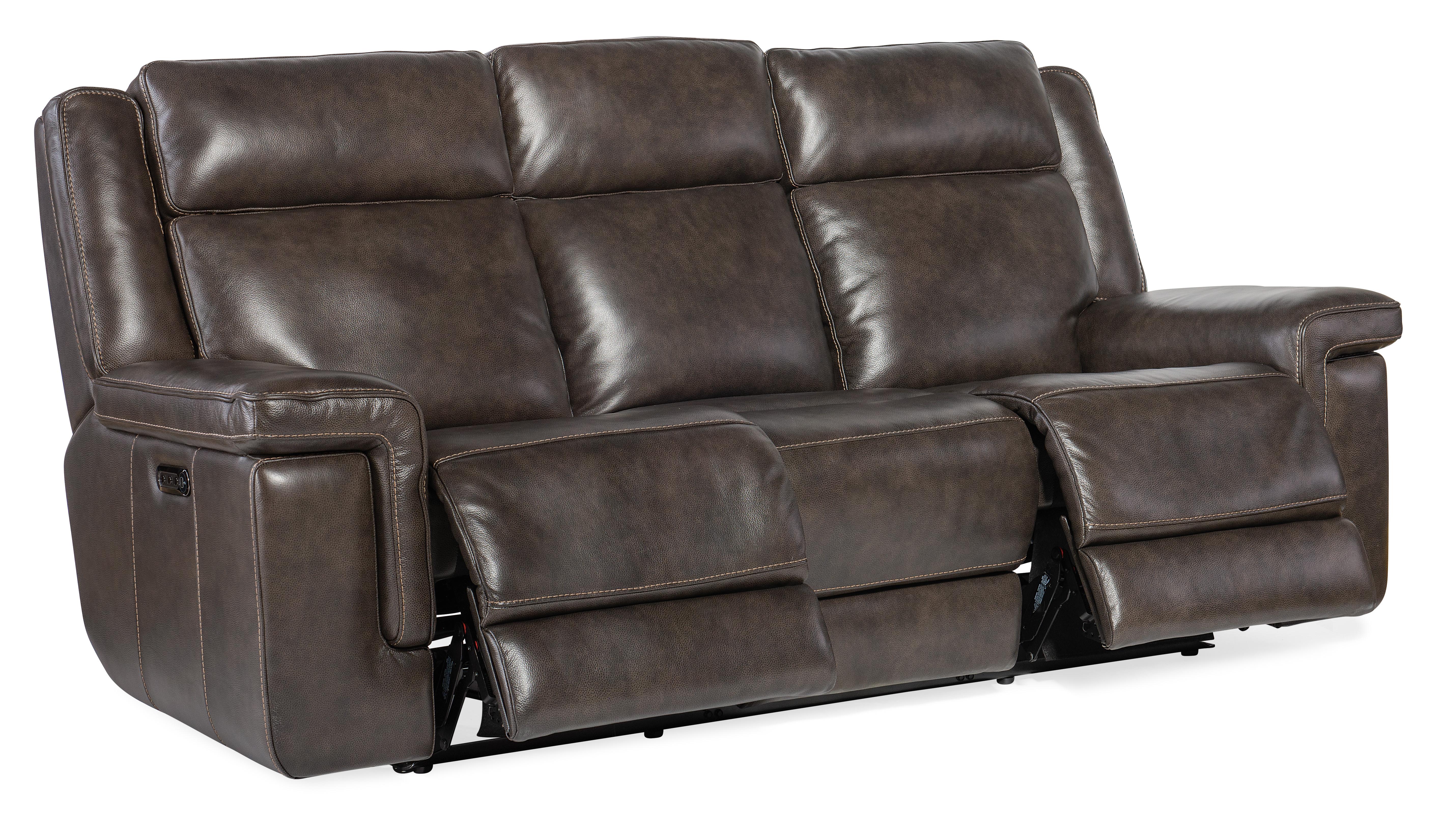 Montel Lay Flat Power Sofa with Power Headrest & Lumbar - SS705-PHL3-095