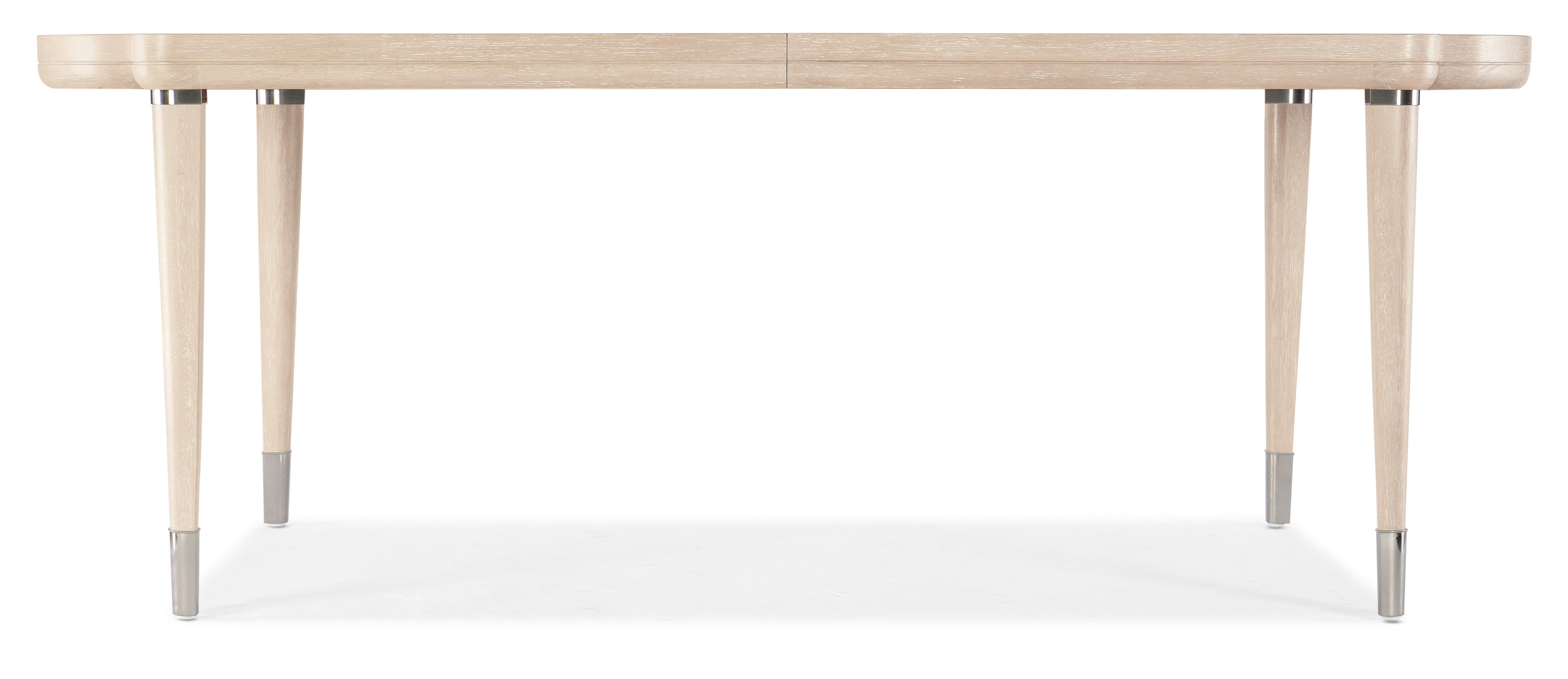 Nouveau Chic Rectangle Dining Table w/1-22in Leaf - Luxury Home Furniture (MI)
