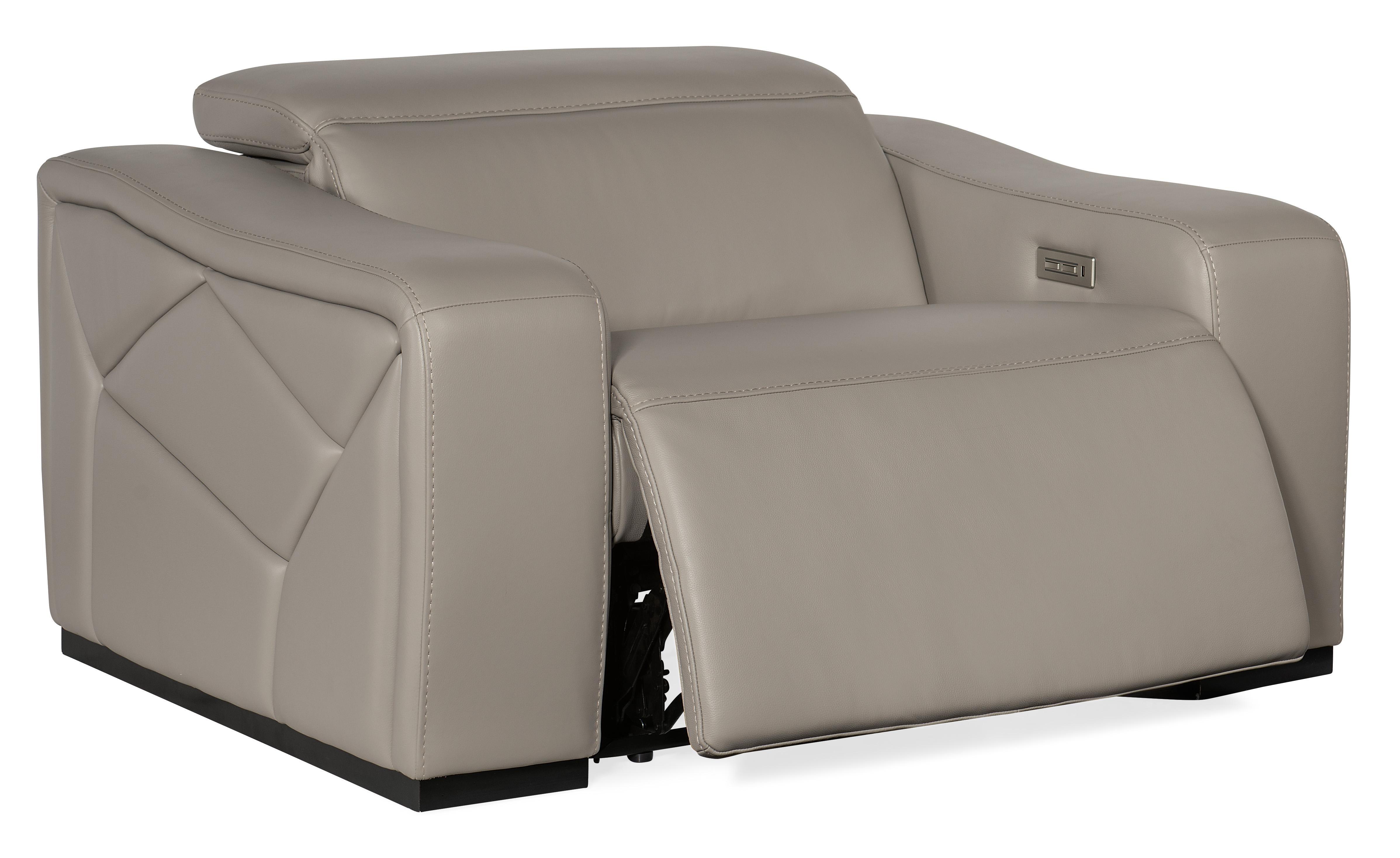 Opal Power Recliner with Power Headrest - Luxury Home Furniture (MI)