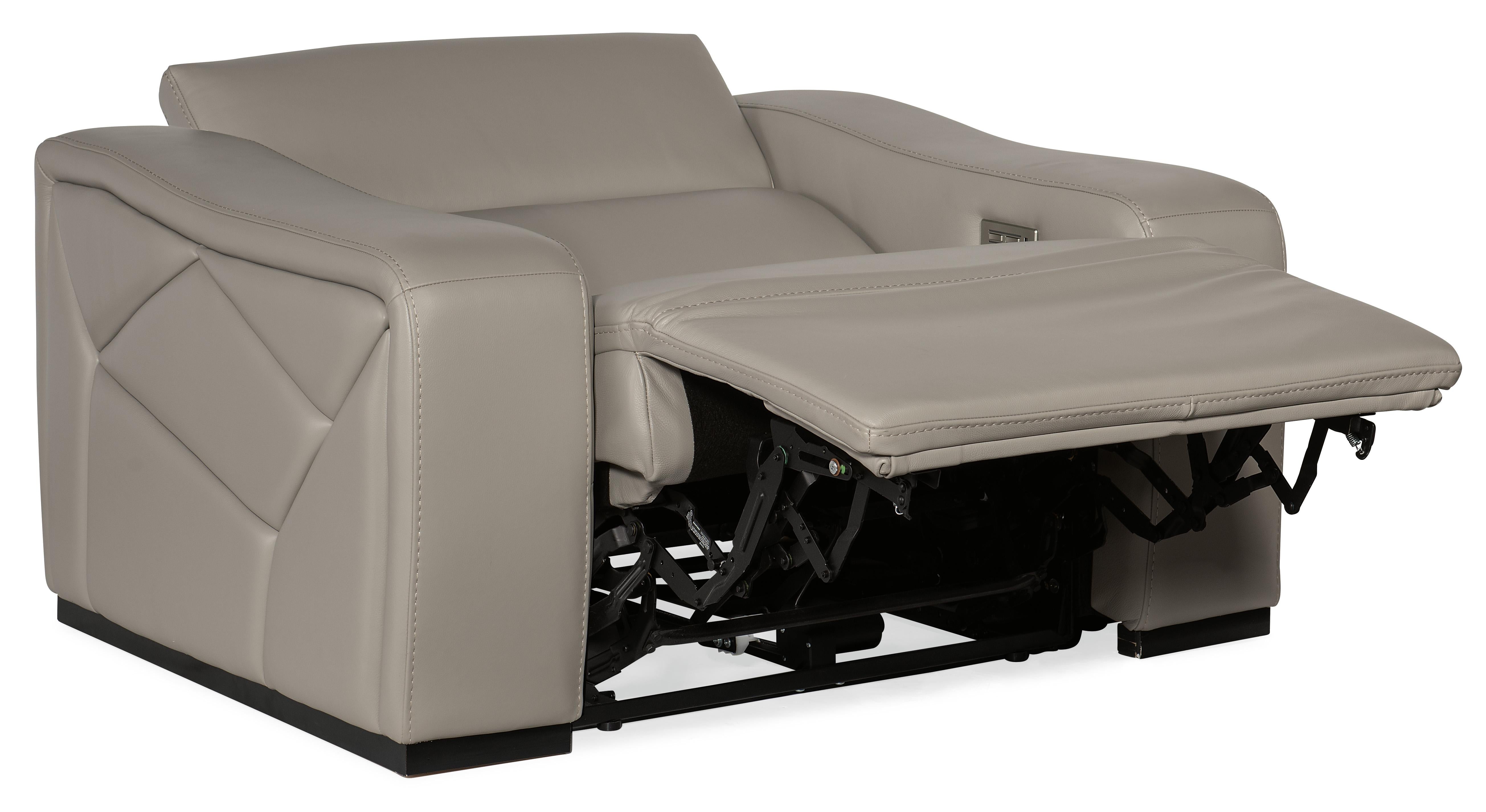 Opal Power Recliner with Power Headrest - Luxury Home Furniture (MI)