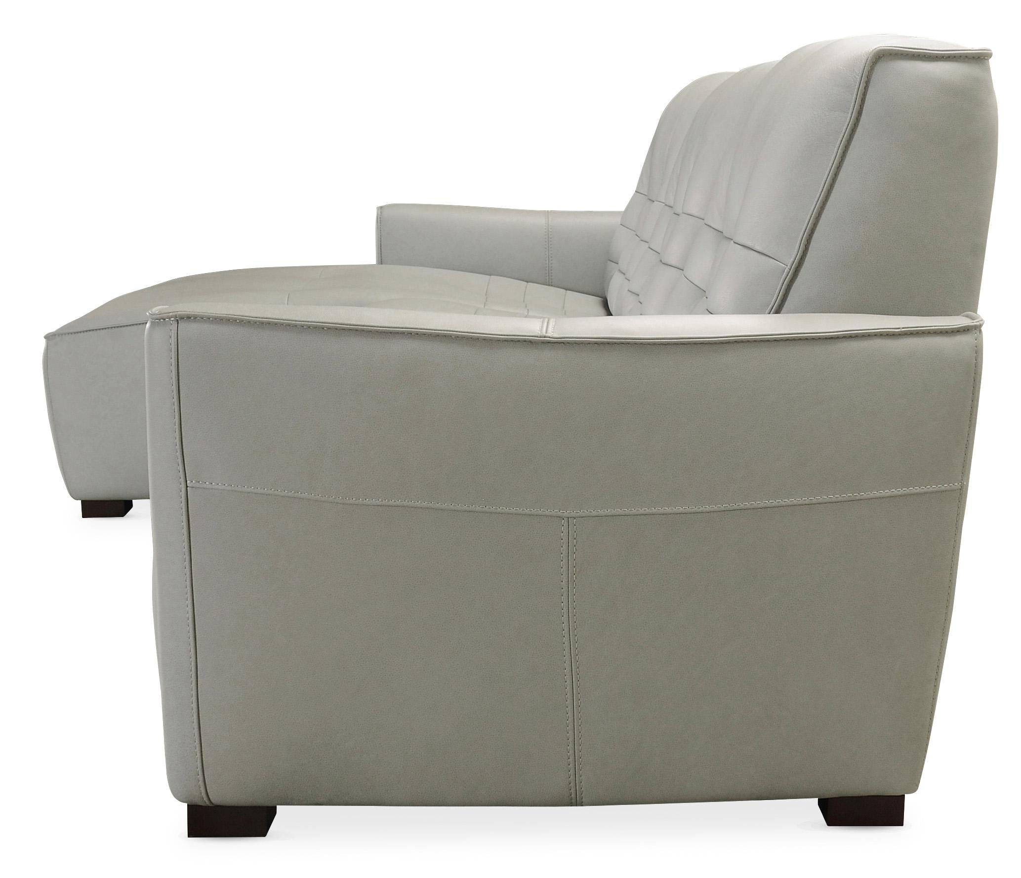 Reaux Power Motion Sofa w/ LAF Chaise w/2 Power Recline - Luxury Home Furniture (MI)