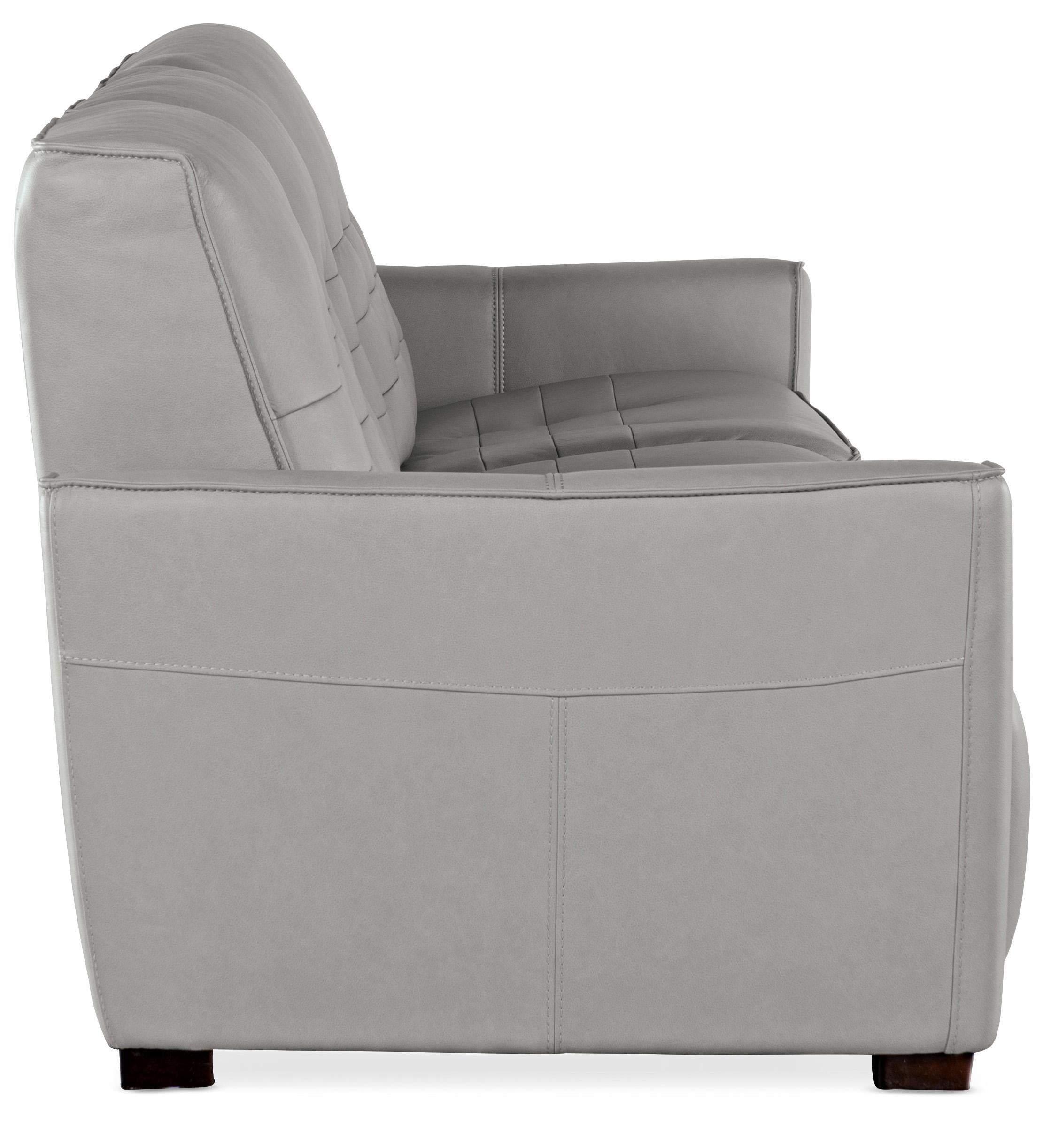 Reaux Power Recline Sofa w/3 Power Recliners - Luxury Home Furniture (MI)
