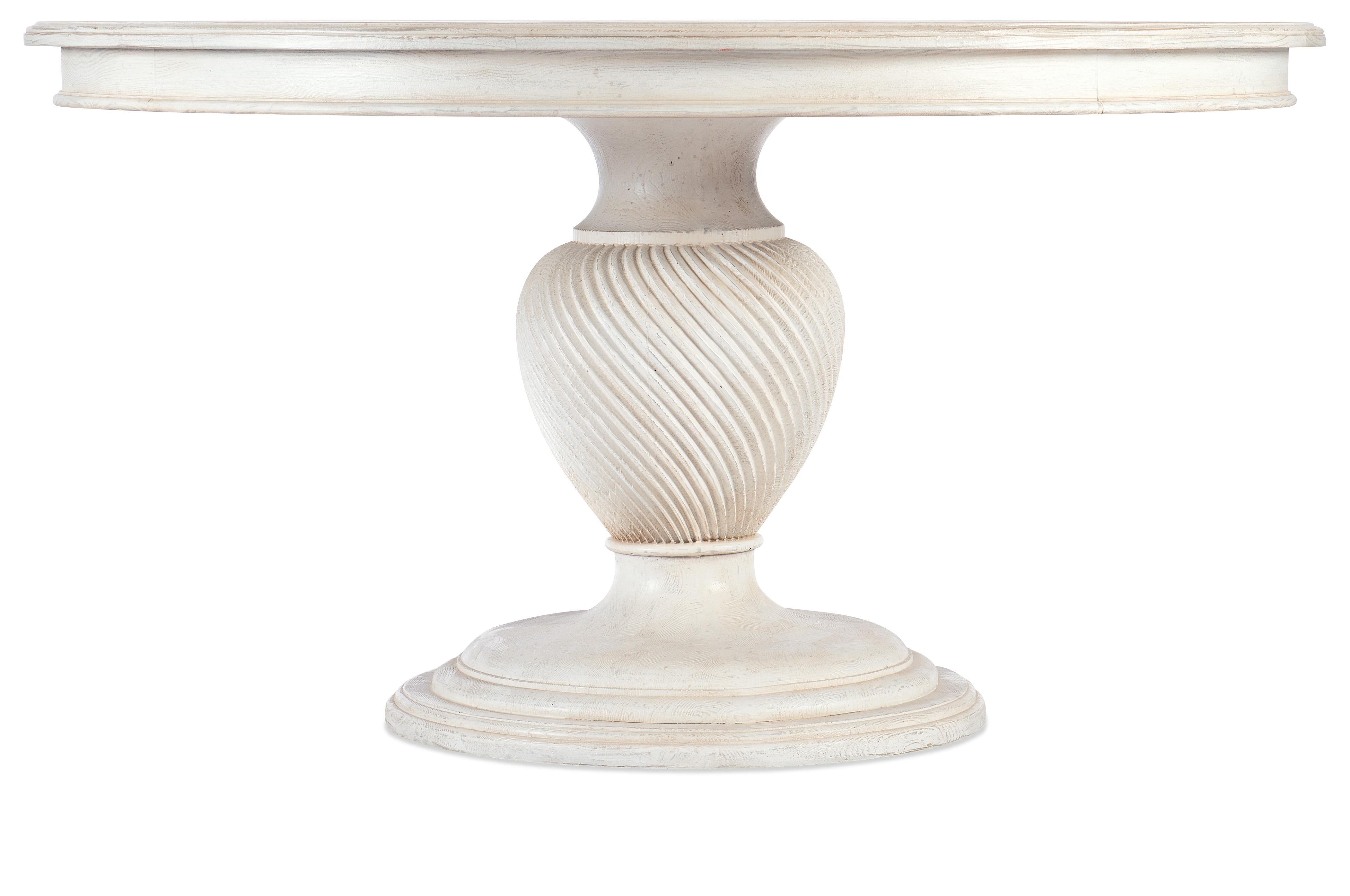 Traditions 54in Round Dining Table with One 20-inch Leaf - 5961-75201-02