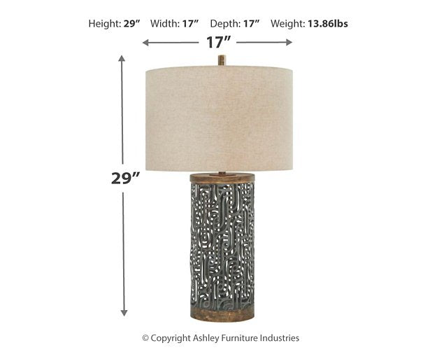 Dayo Table Lamp - Luxury Home Furniture (MI)