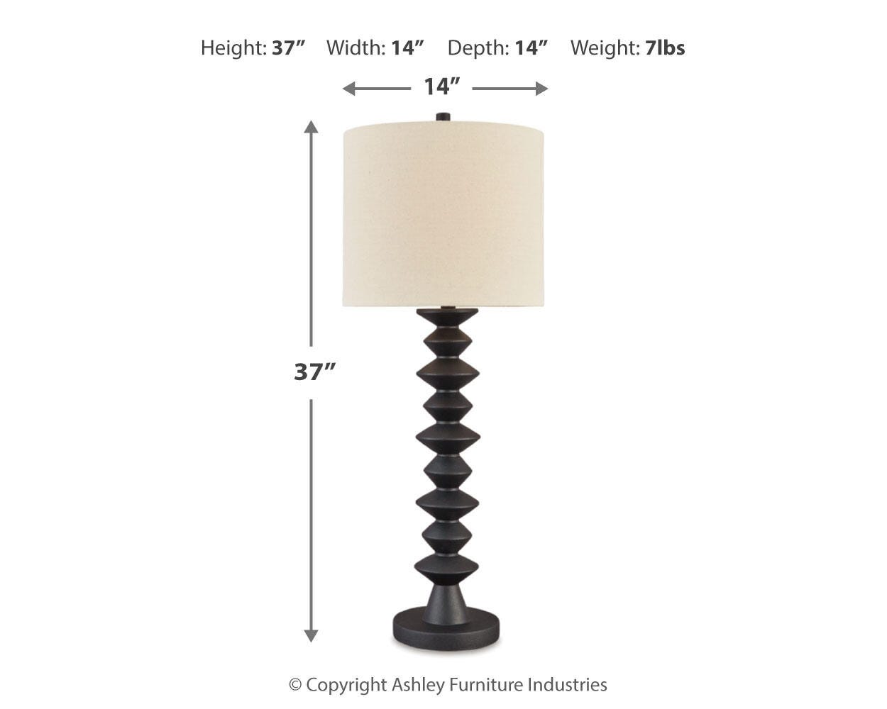 Luanndon Lamp Set - Luxury Home Furniture (MI)