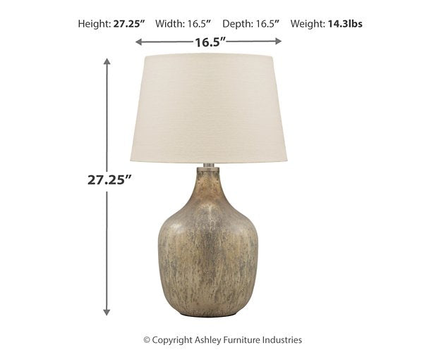 Mari Table Lamp - Luxury Home Furniture (MI)