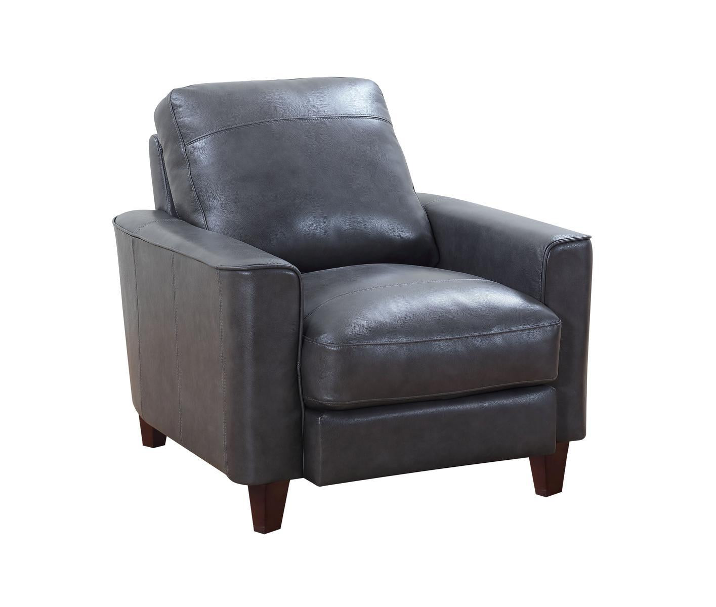 Leather Italia Georgetown-Chino Chair in Grey