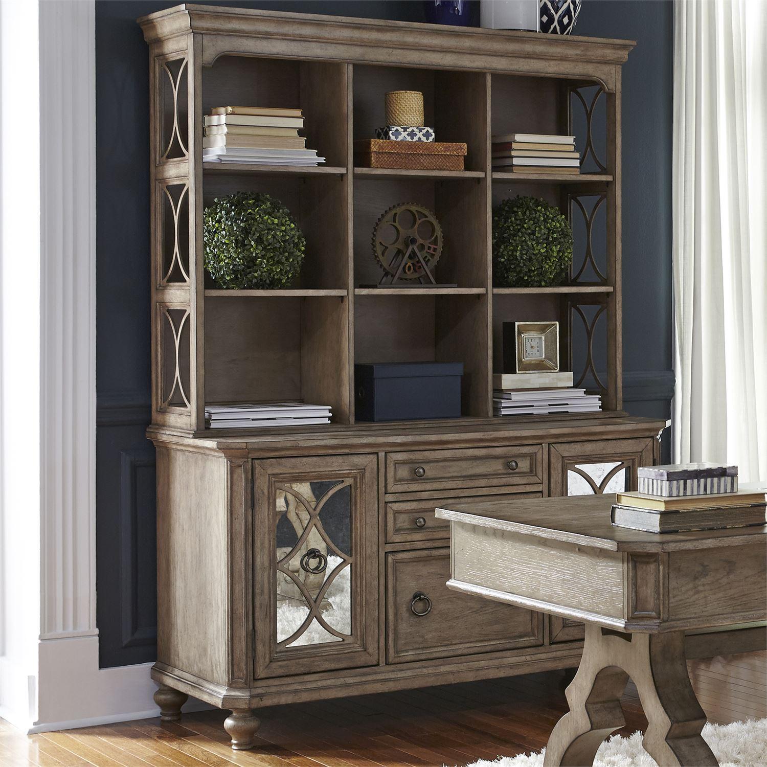 Simply Elegant Credenza & Hutch Set