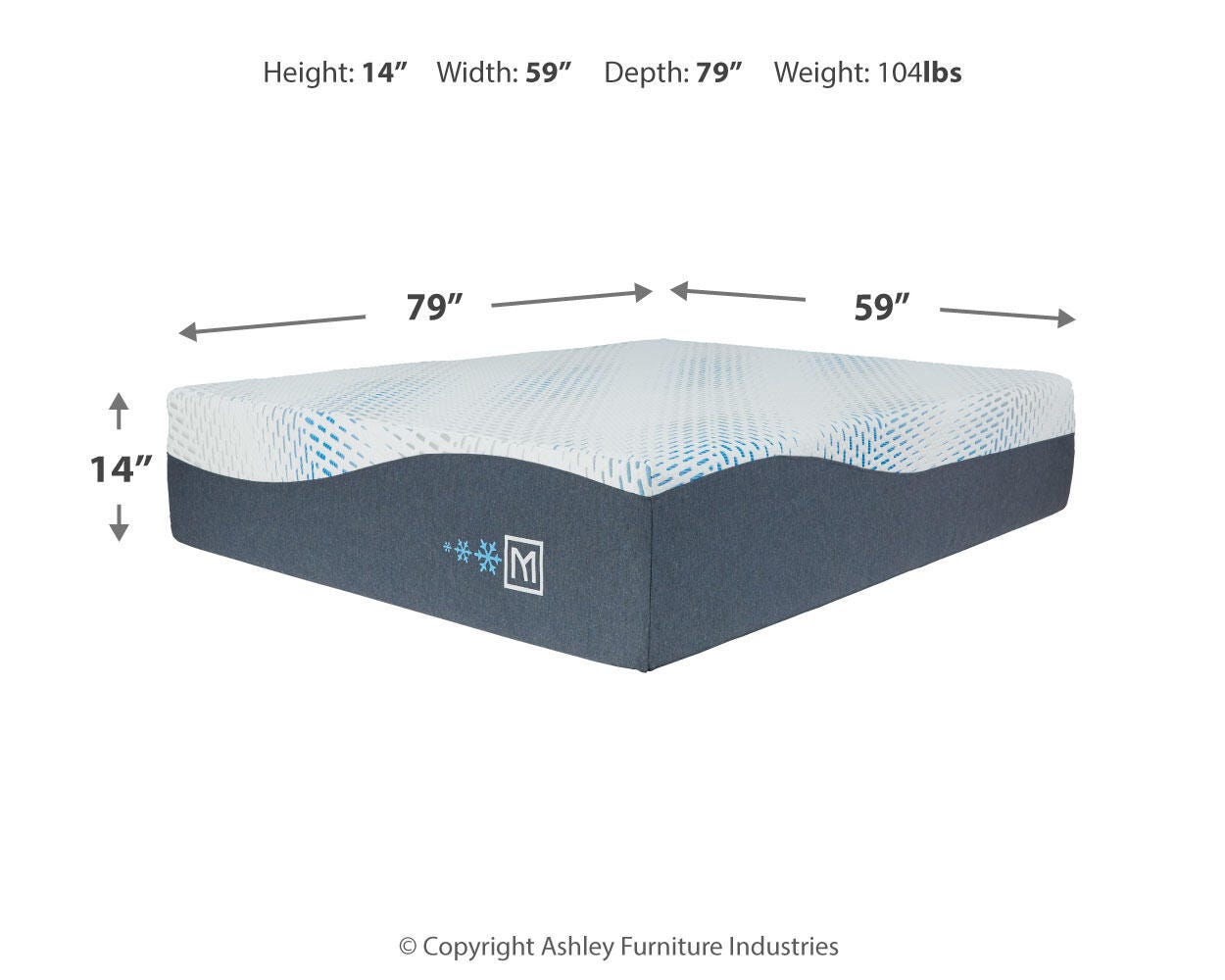 Millennium Cushion Firm Gel Memory Foam Hybrid Mattress - Luxury Home Furniture (MI)