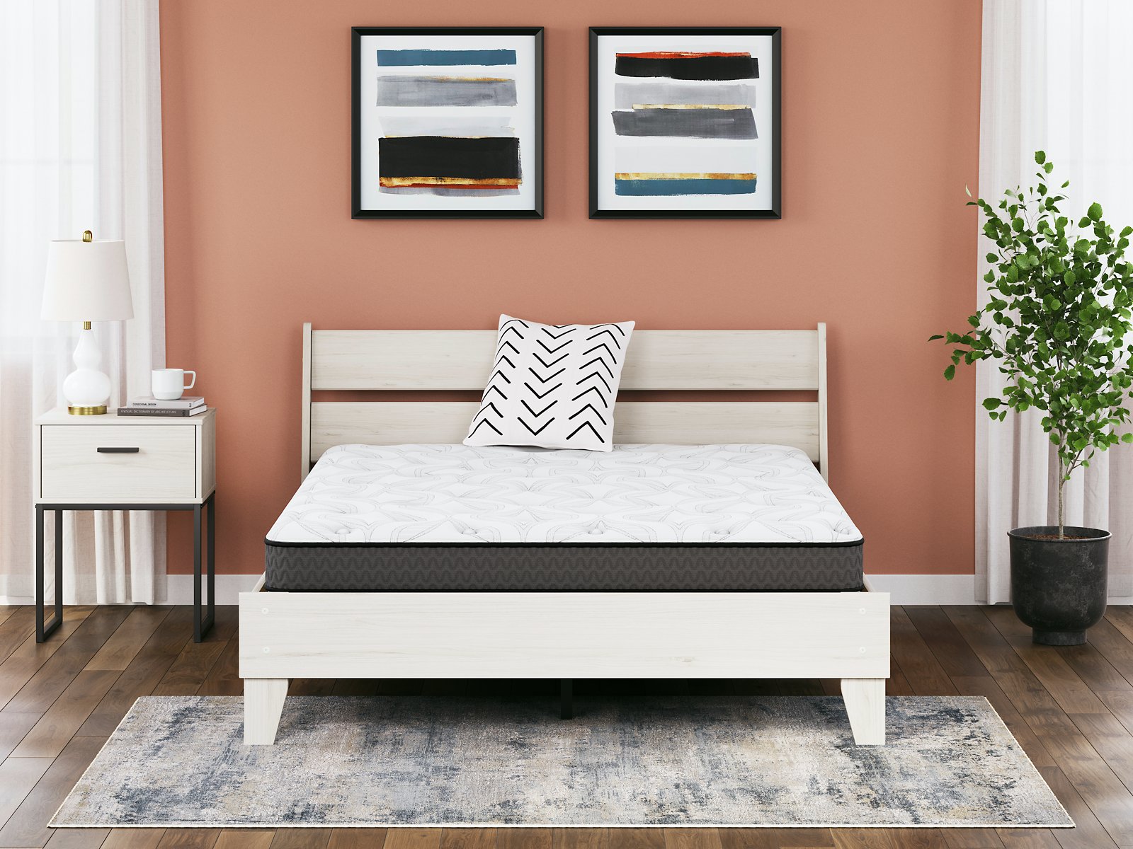 8 Inch Bonnell Hybrid Mattress - Luxury Home Furniture (MI)