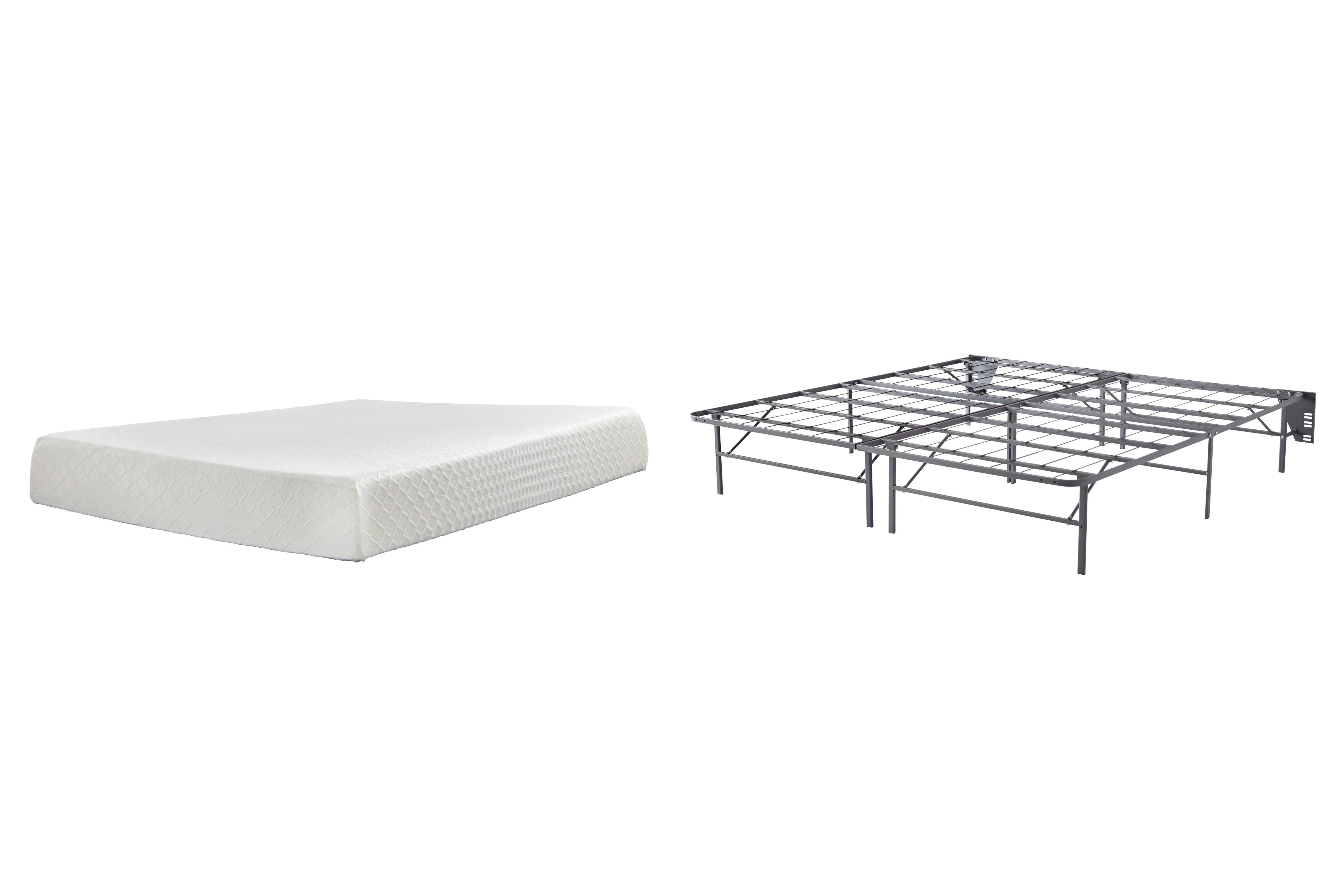 10 Inch Chime Memory Foam Mattress Set - Luxury Home Furniture (MI)