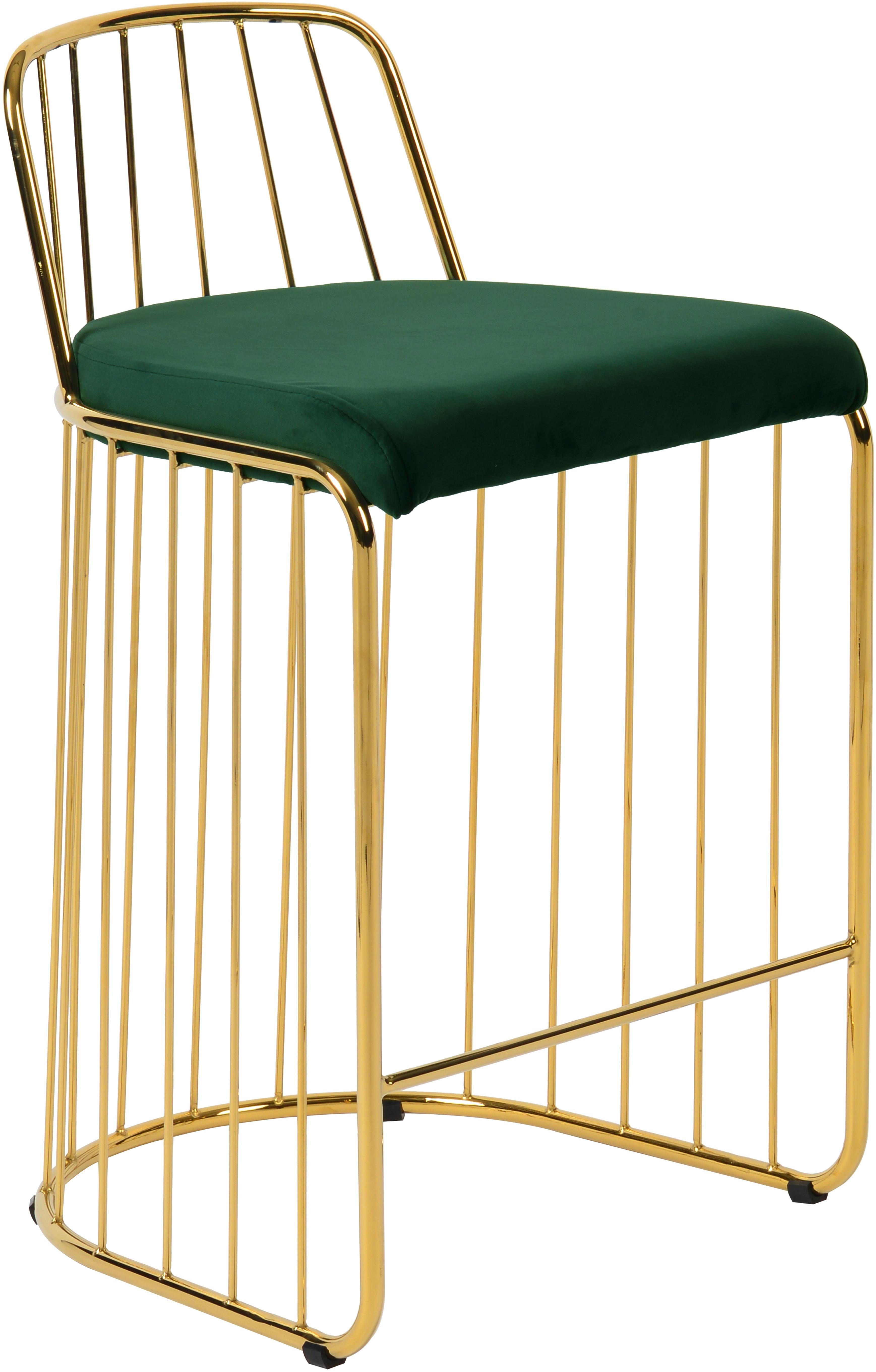 Gio Green Velvet Stool - Luxury Home Furniture (MI)