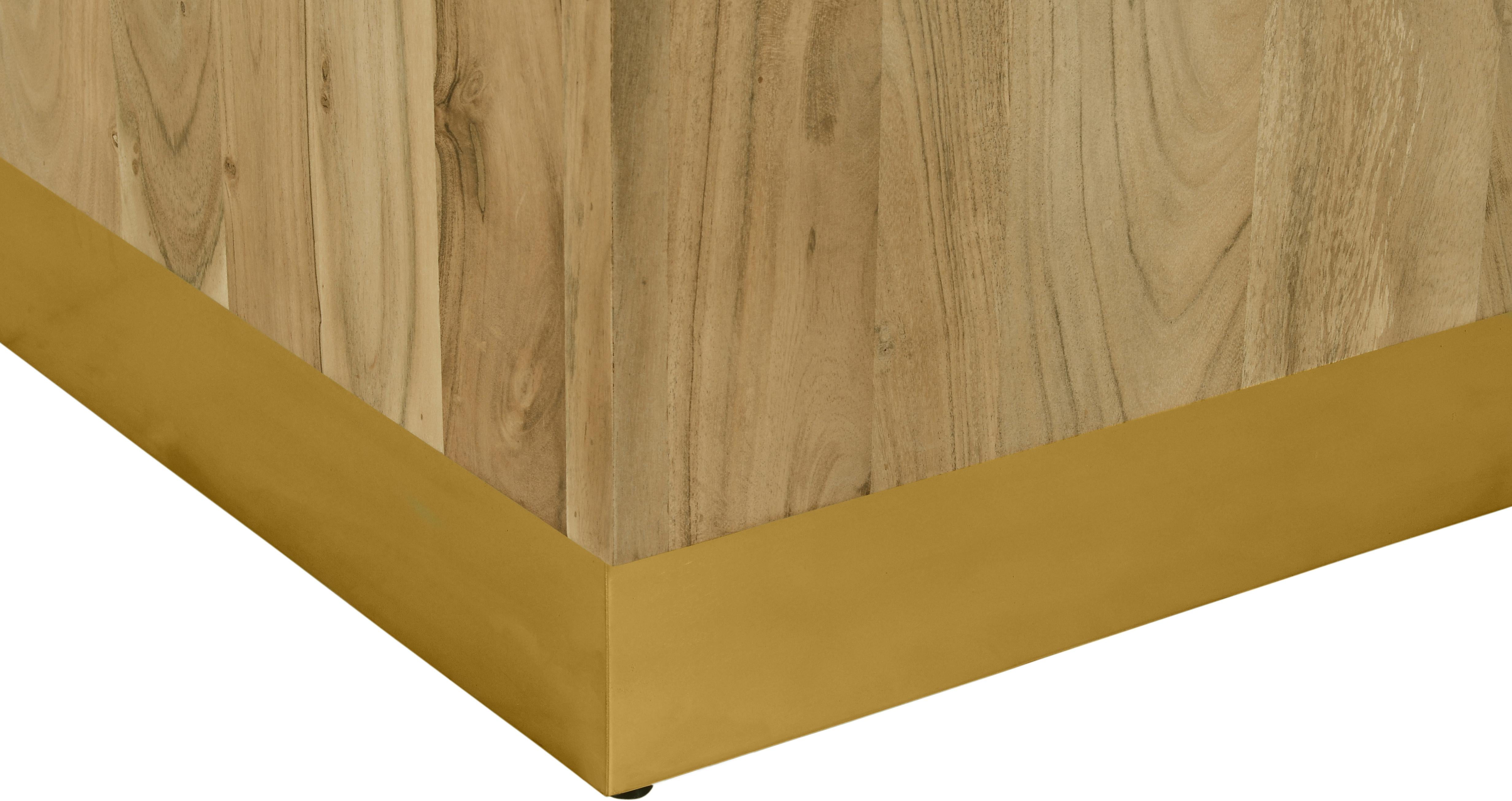 Acacia Gold Coffee Table - Luxury Home Furniture (MI)