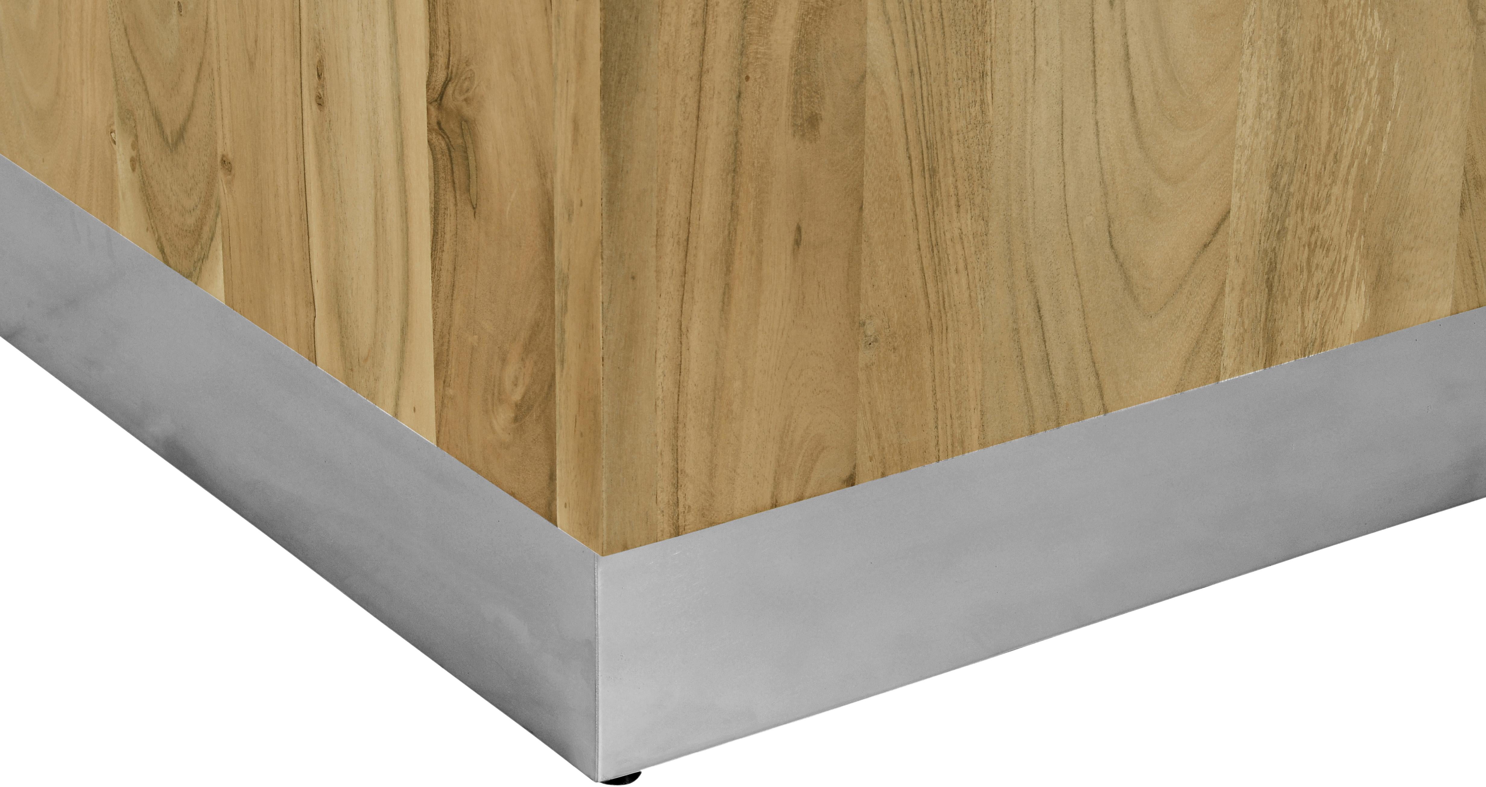 Acacia Chrome Coffee Table - Luxury Home Furniture (MI)