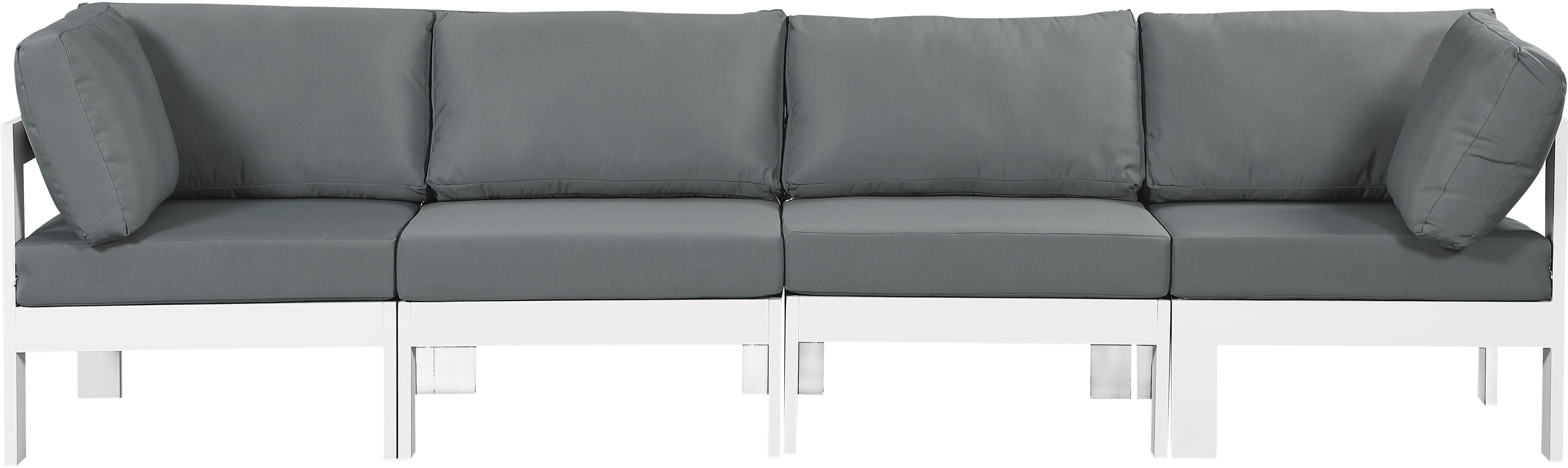 Nizuc Grey Waterproof Fabric Outdoor Patio Modular Sofa - Luxury Home Furniture (MI)