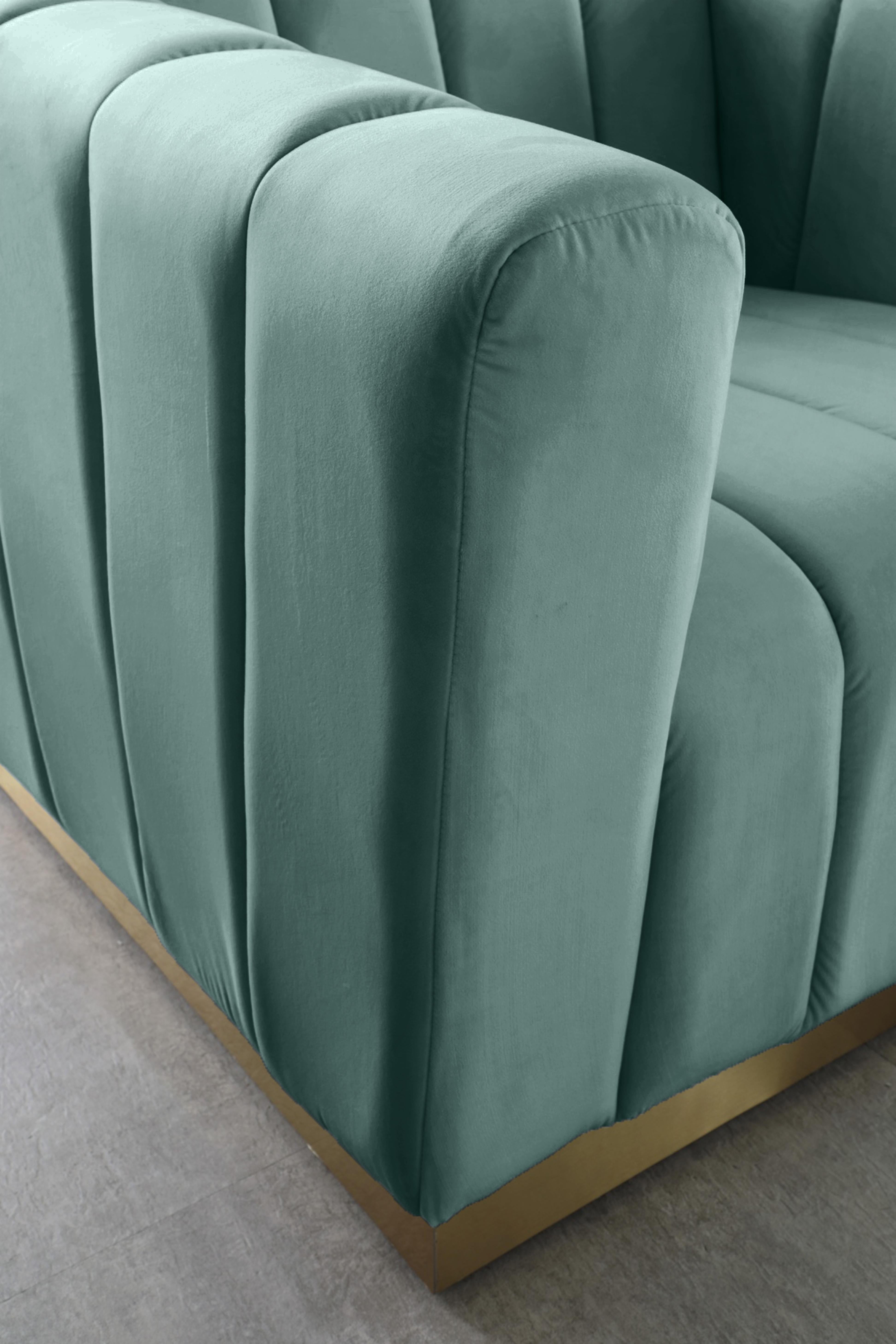 Marlon Mint Velvet Sofa - Luxury Home Furniture (MI)