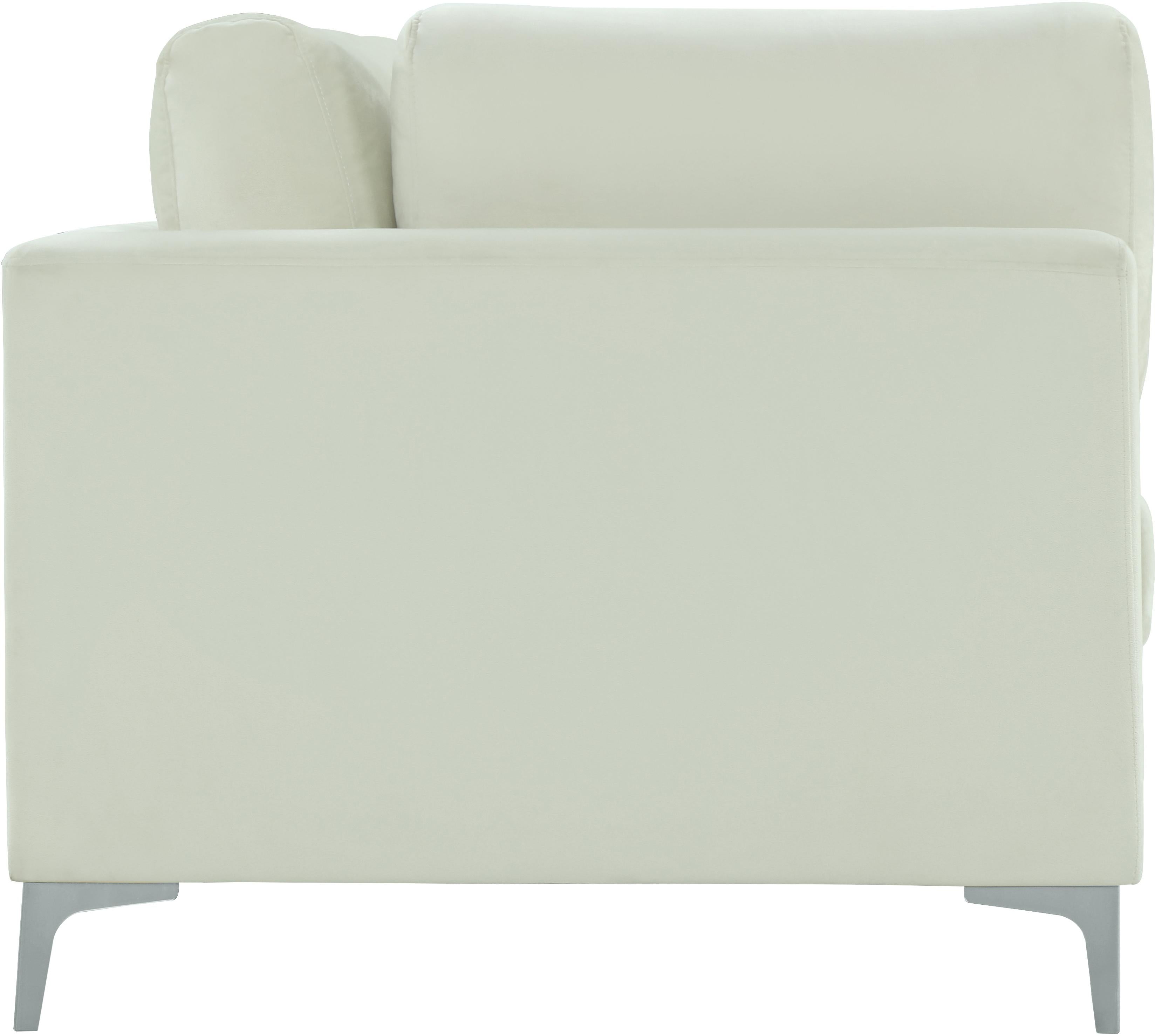 Julia Cream Velvet Modular Sofa (4 Boxes) - Luxury Home Furniture (MI)