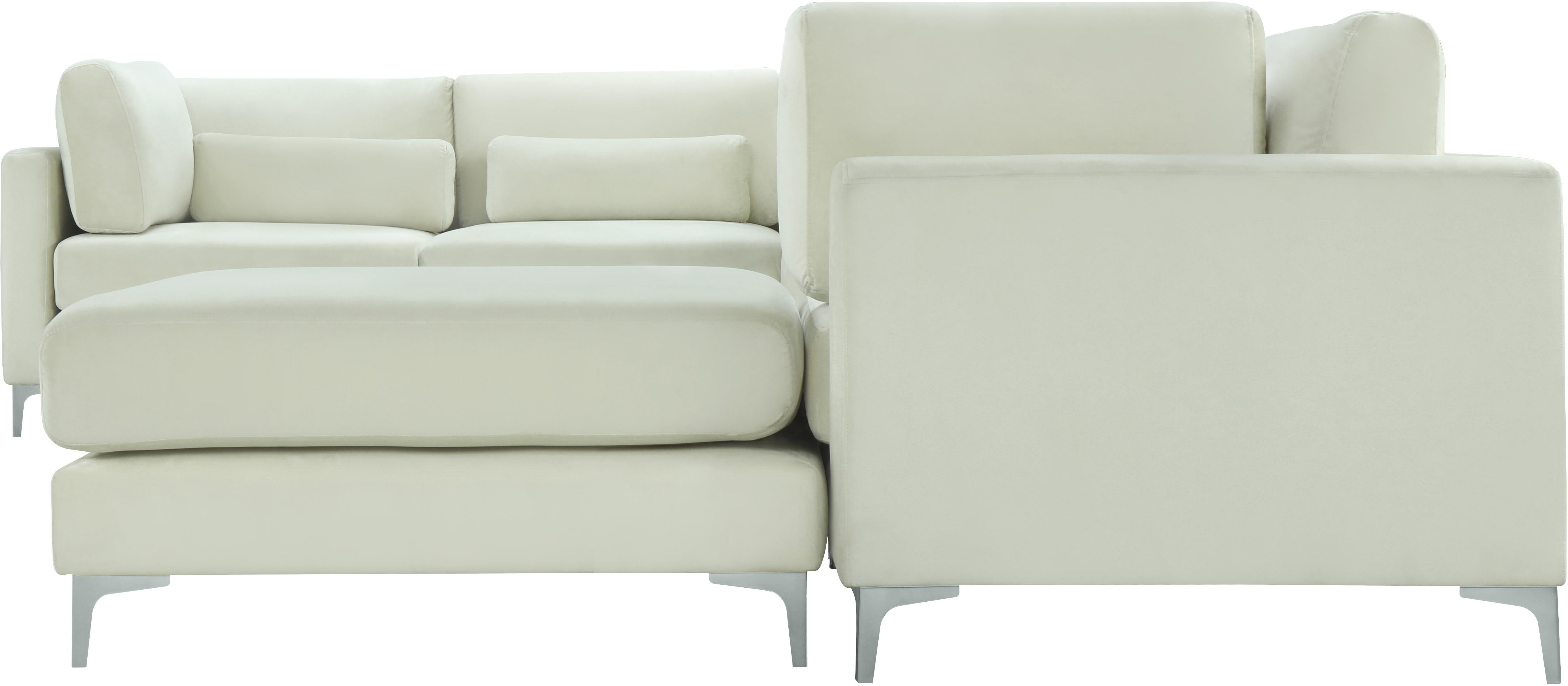 Julia Cream Velvet Modular Sectional (7 Boxes) - Luxury Home Furniture (MI)