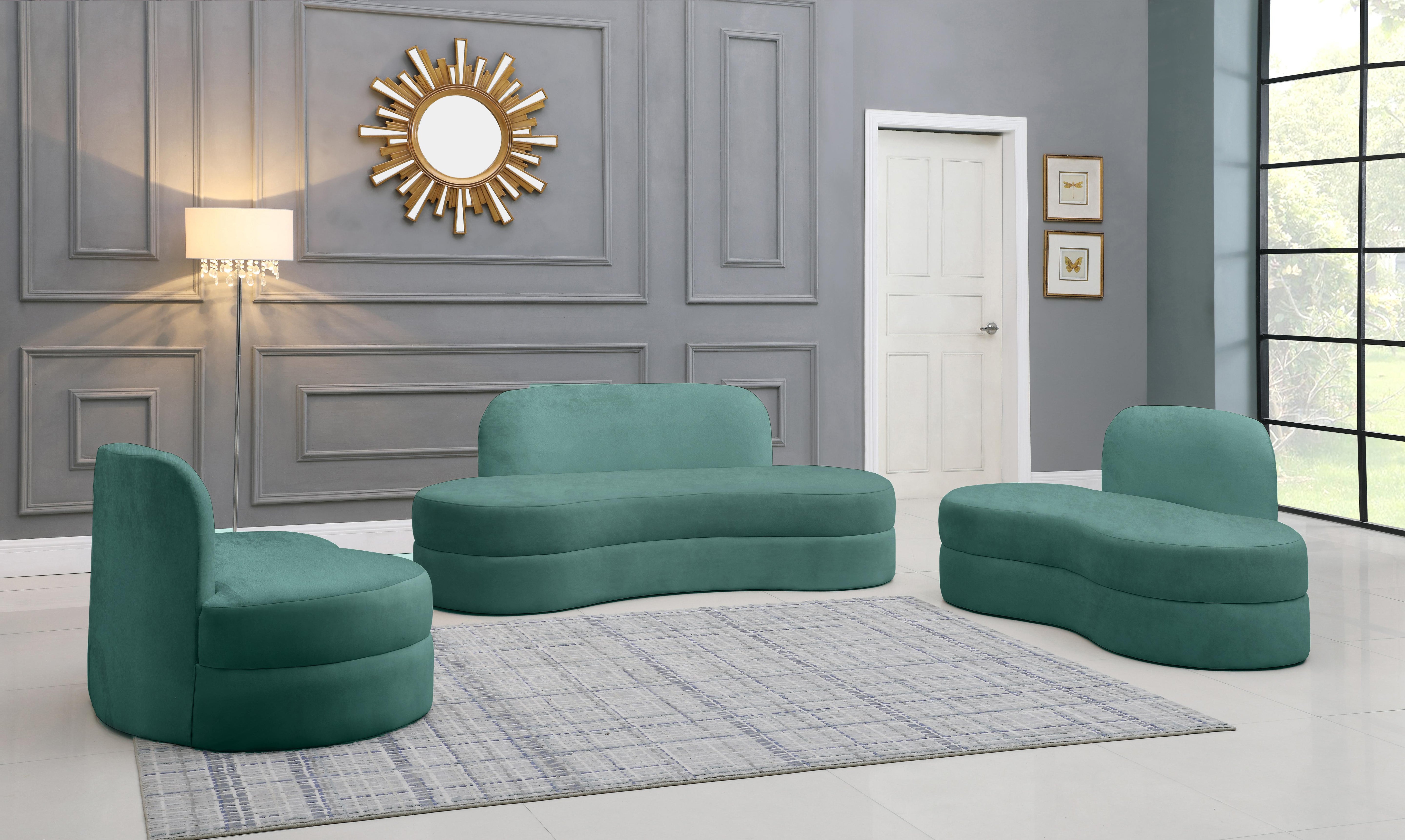 Mitzy Mint Velvet Loveseat - Luxury Home Furniture (MI)