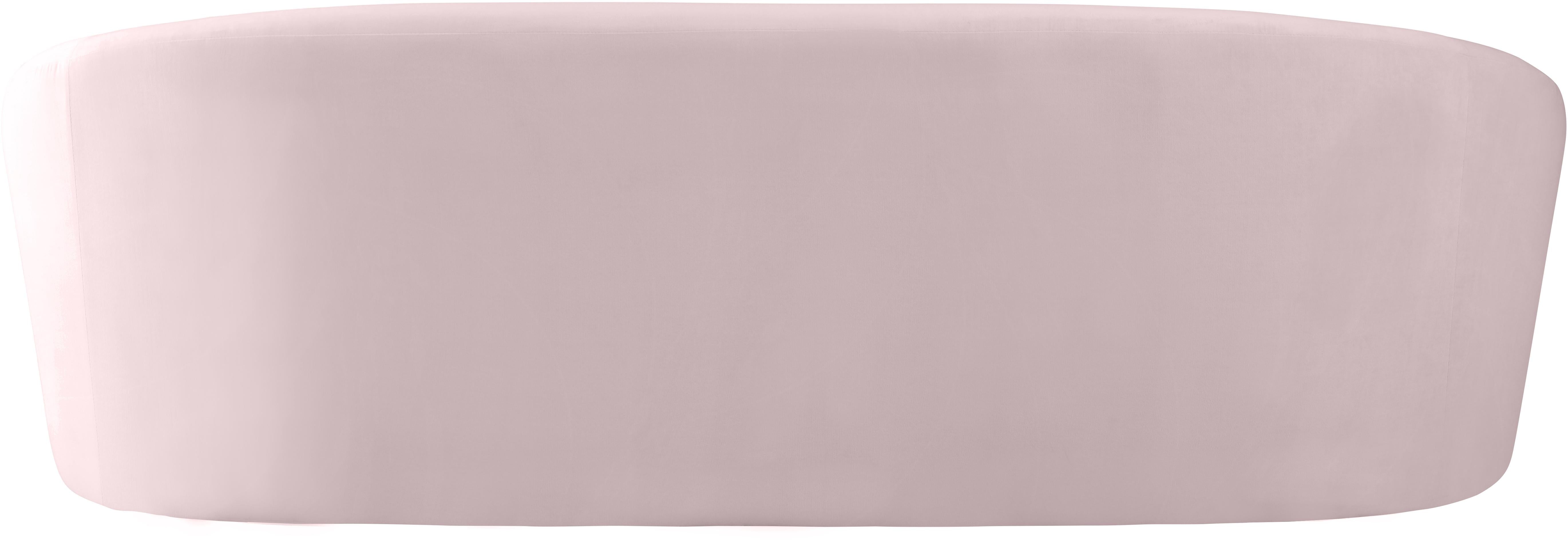 Riley Pink Velvet Sofa - Luxury Home Furniture (MI)