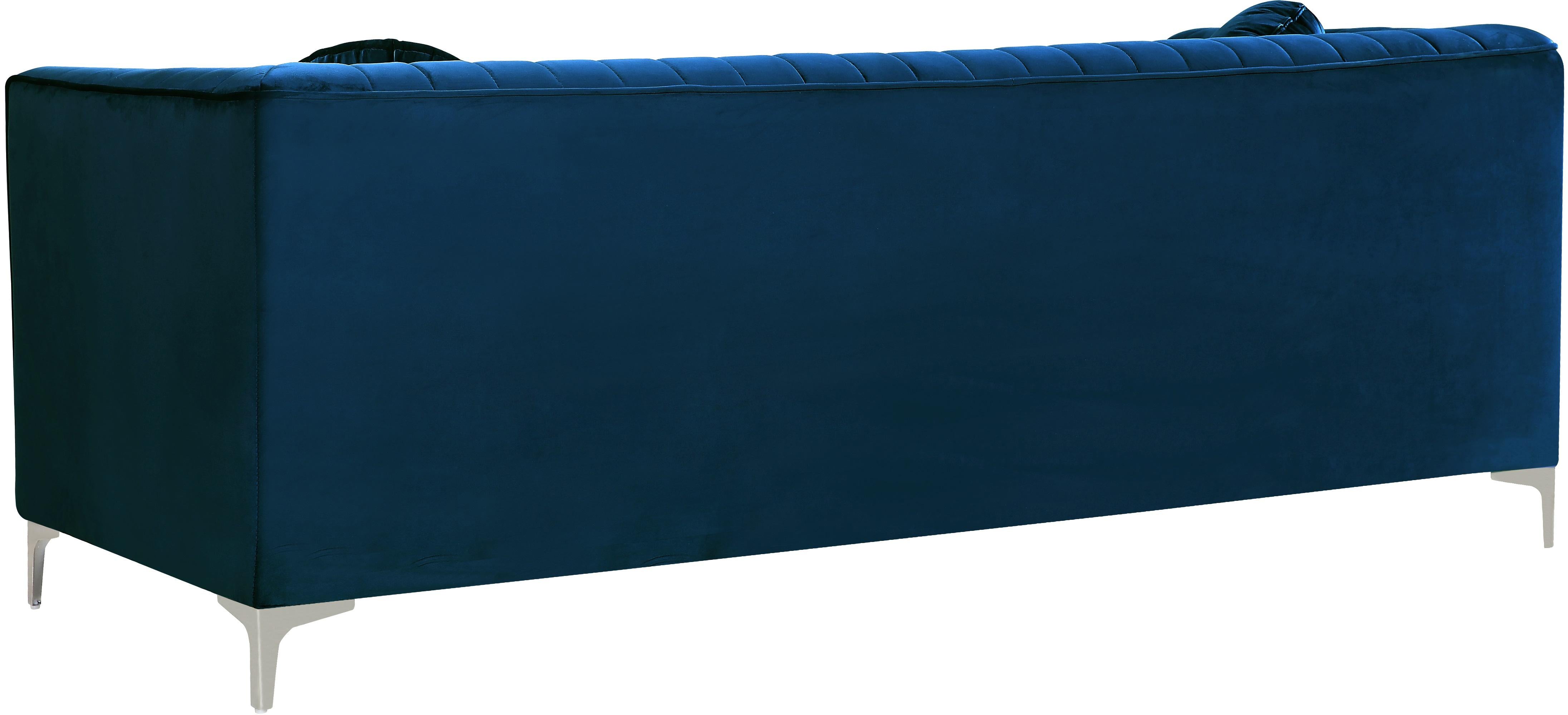 Isabelle Navy Velvet Sofa - Luxury Home Furniture (MI)