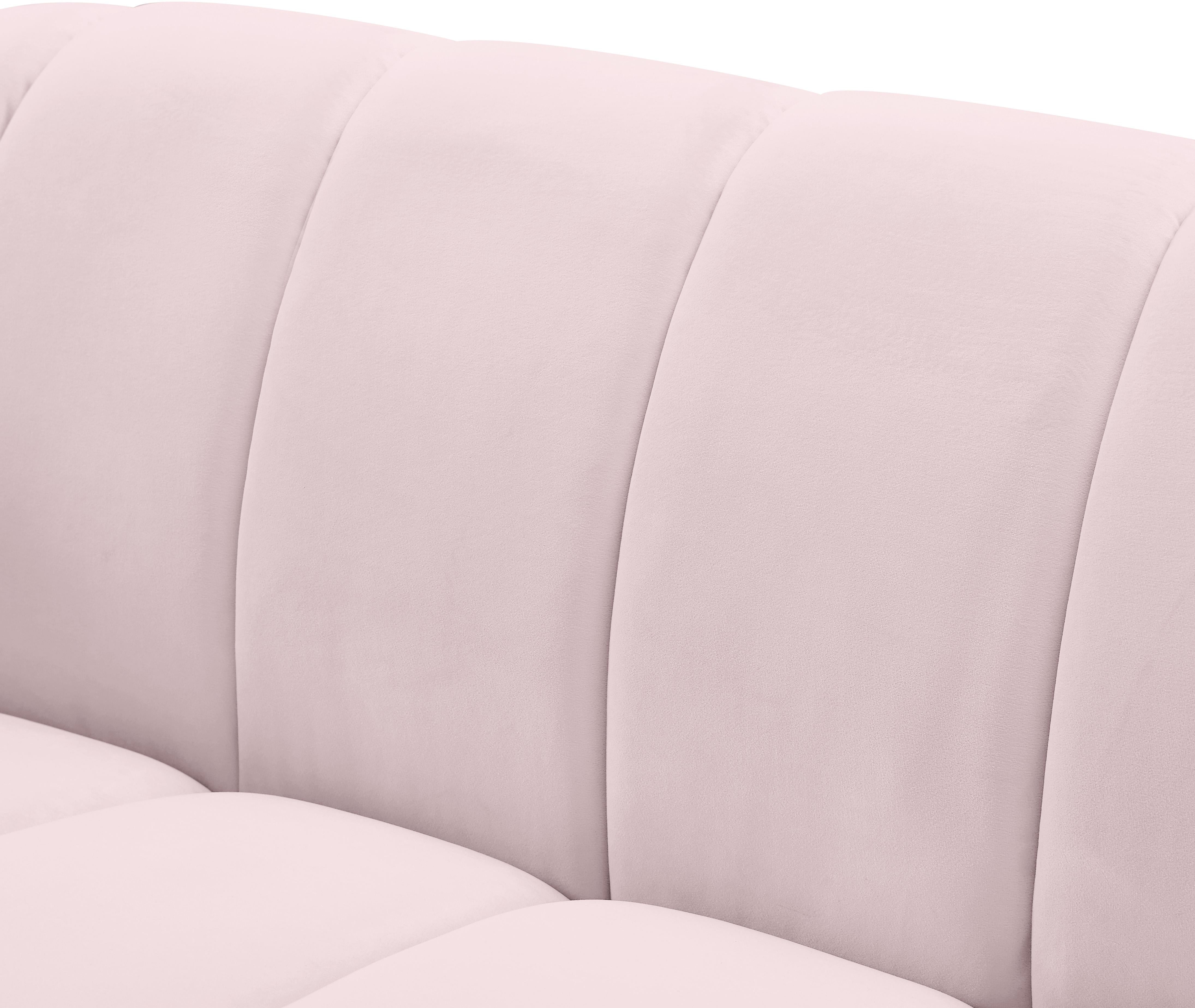 Elijah Pink Velvet Sofa - Luxury Home Furniture (MI)