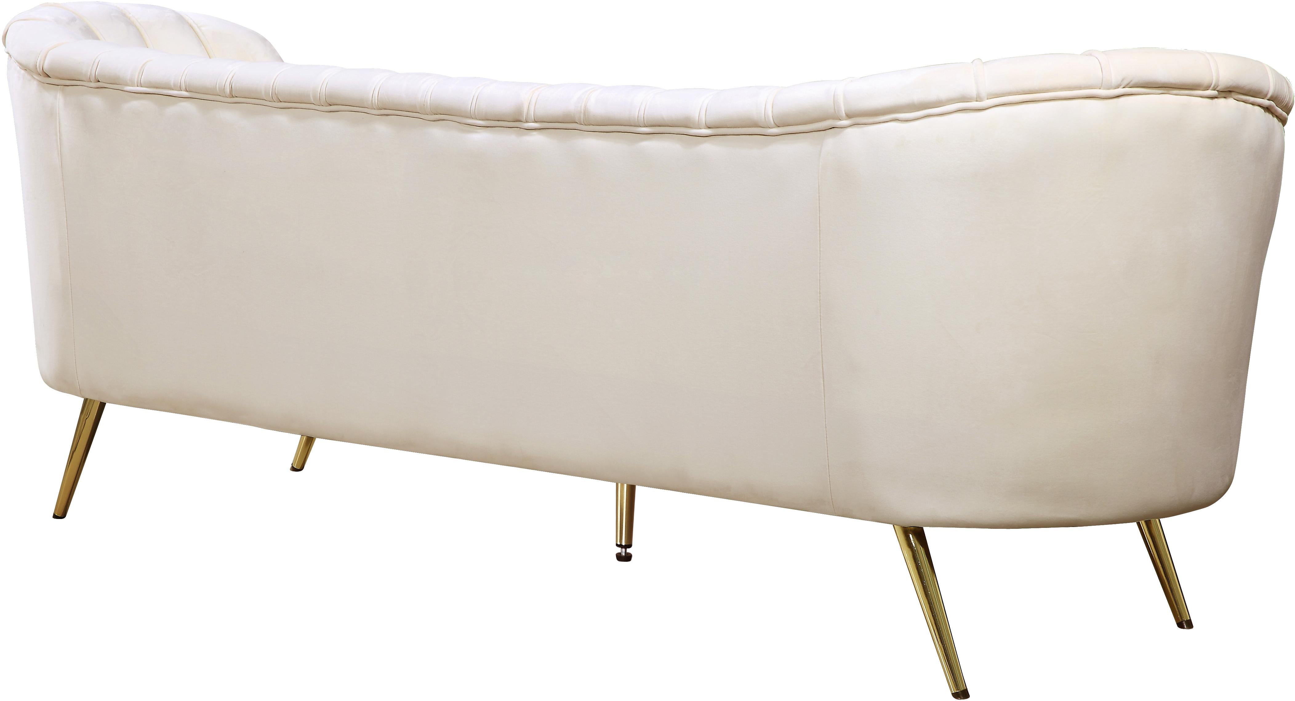 Margo Cream Velvet Sofa - Luxury Home Furniture (MI)